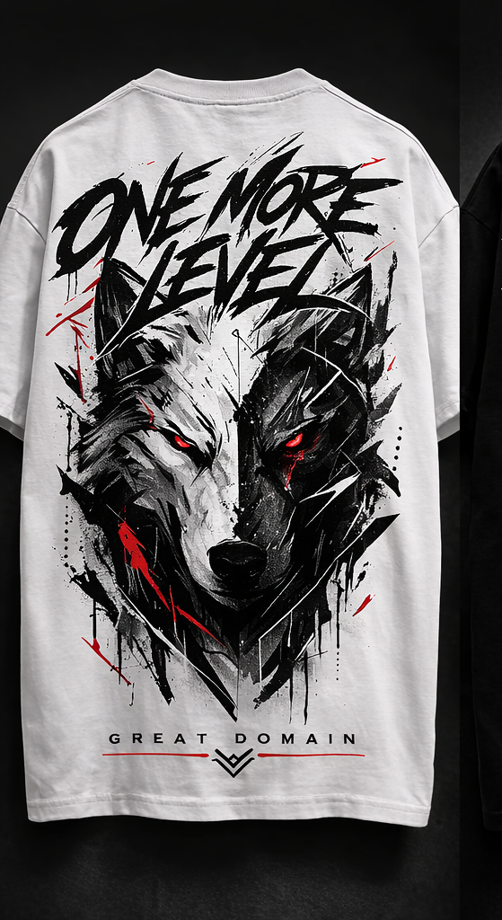 Camiseta Lobo One More Level