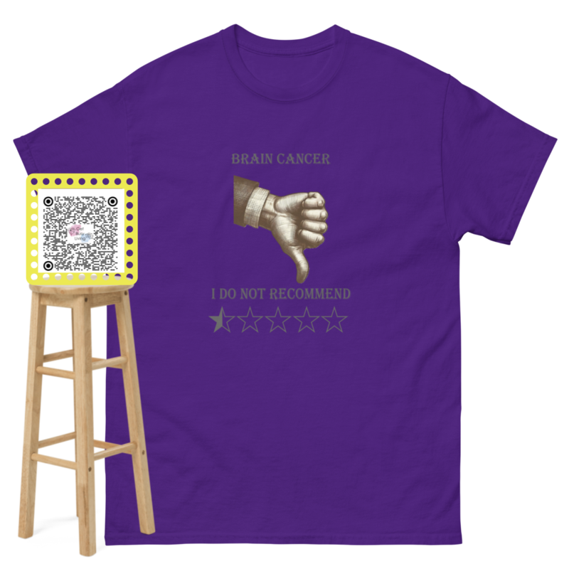 Unisex Thumbs Down Cancer Review Classic T - Free Shipping 