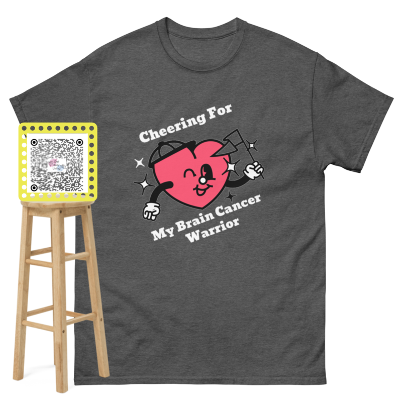 Unisec Cheering For My Brain Cancer Warrior Classic T - Free Shipping  