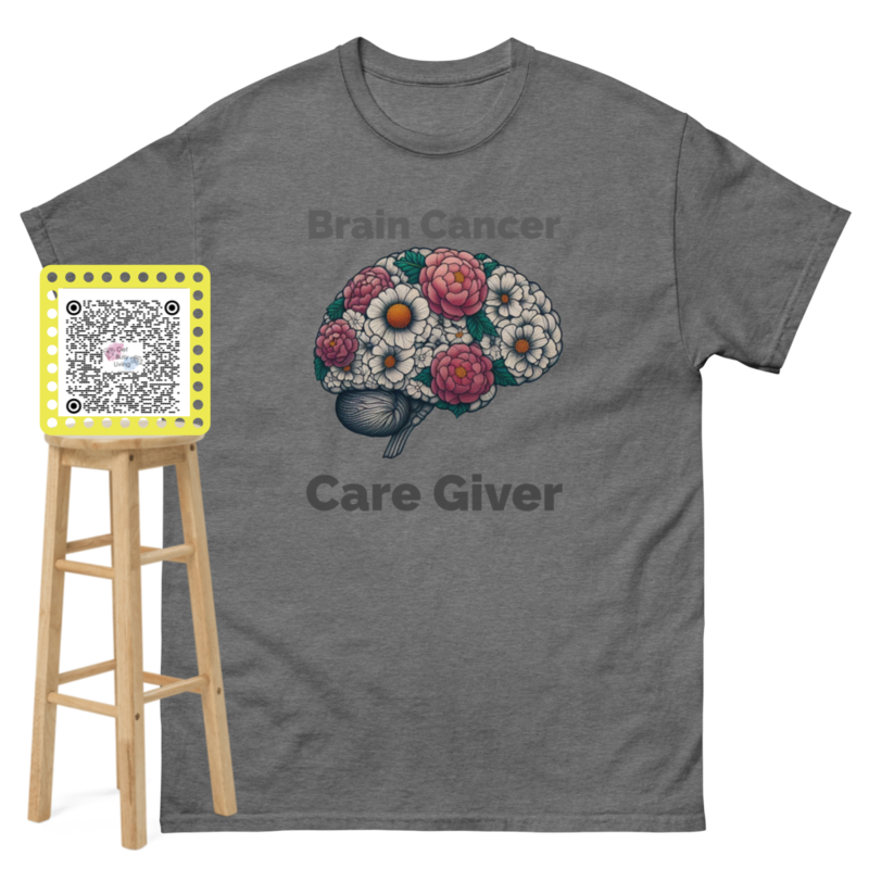 Unisex Brain Cancer Caregiver Classic T- Free Shipping 