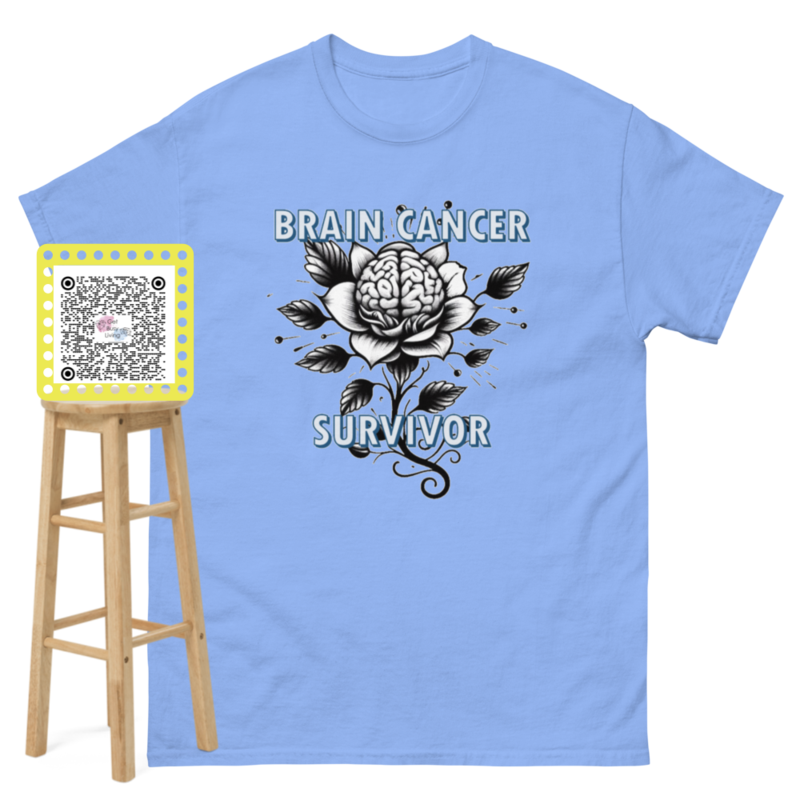 Unisex Brain Cancer Survivor Classic T - Free Shipping 