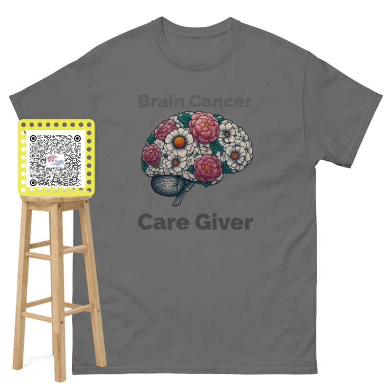 Unisex Brain Cancer Caregiver Classic T- Free Shipping 