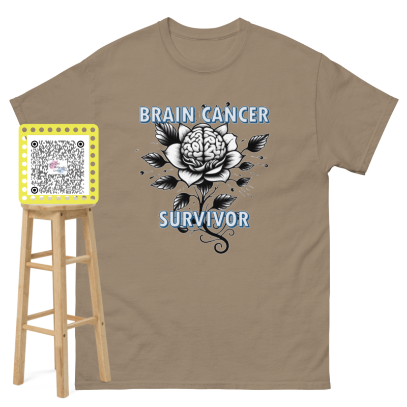 Unisex Brain Cancer Survivor Classic T - Free Shipping 