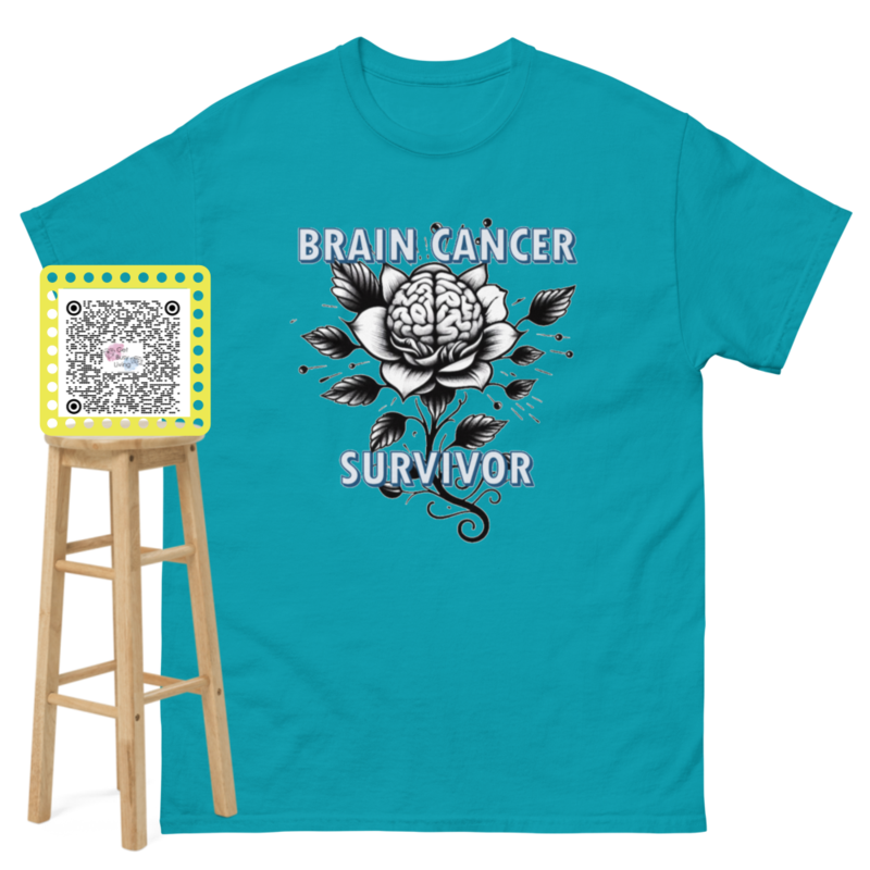 Unisex Brain Cancer Survivor Classic T - Free Shipping 
