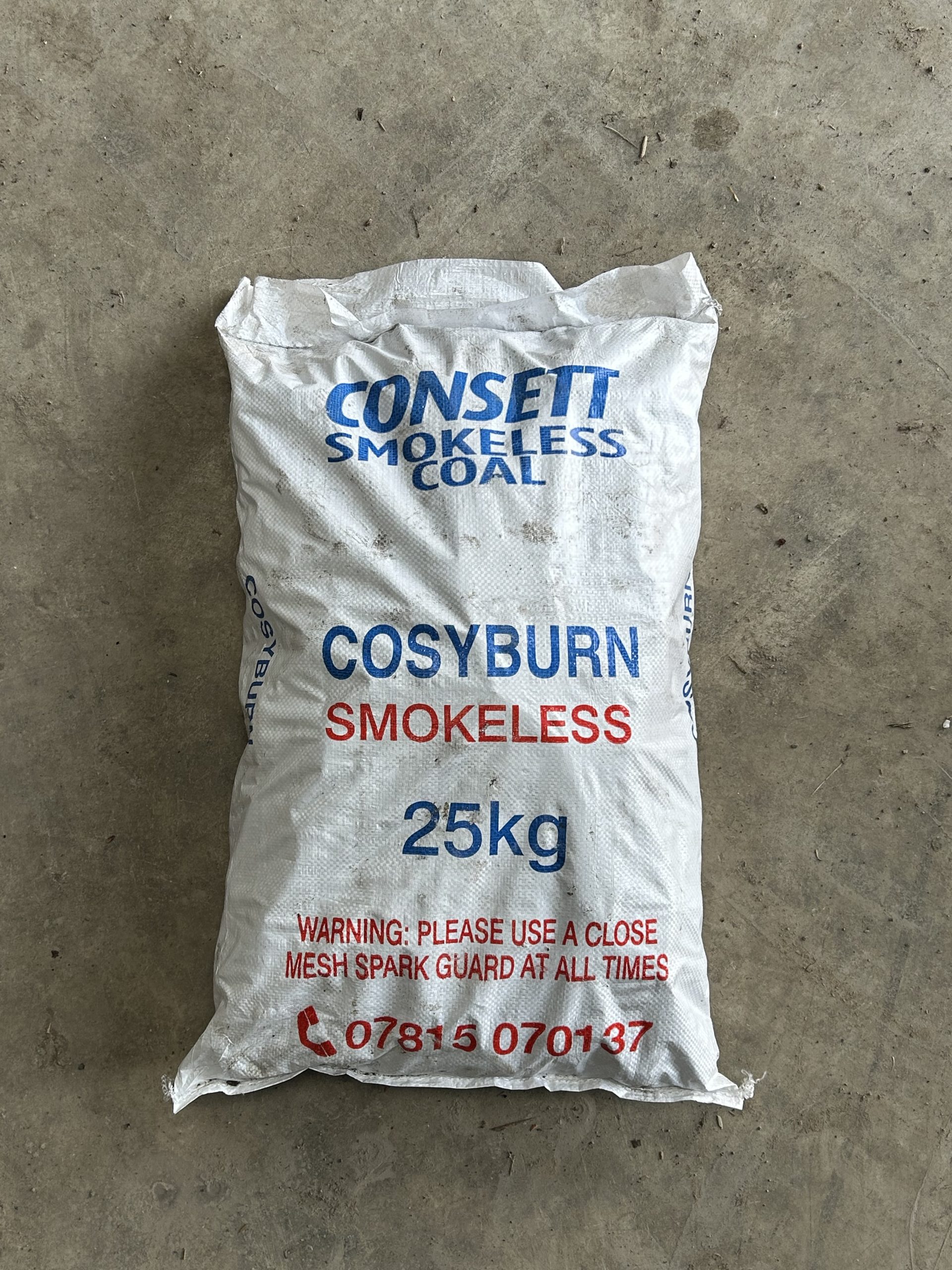 Cosyburn Smokeless Coal 25kg Bag of Smokeless Fuel (ovoids) Must be ordered with logs OR Minimum order for delivery is 10 bags