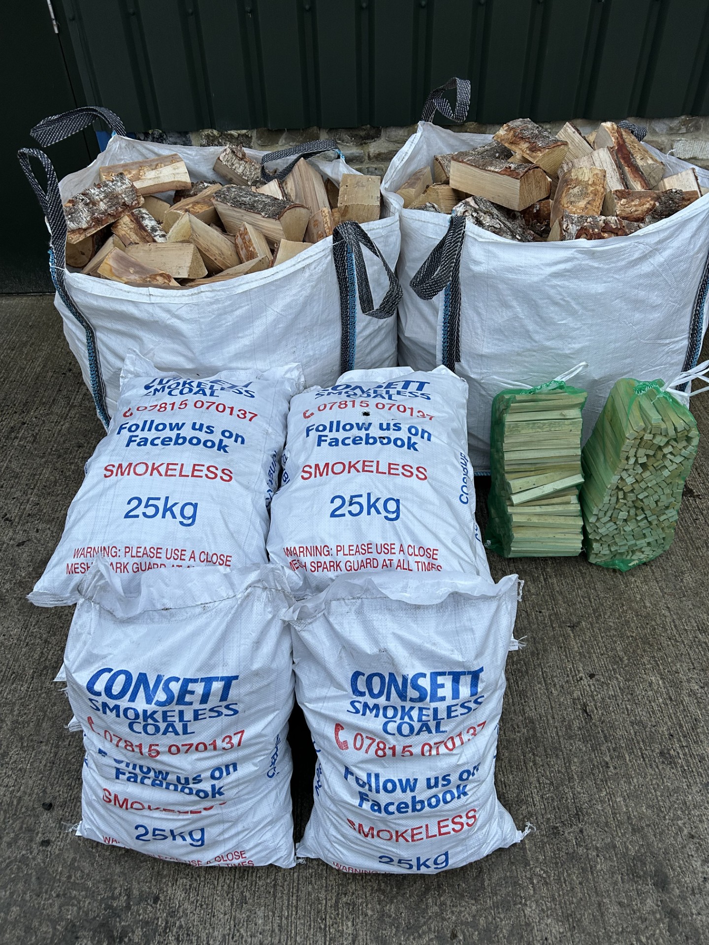 Firewood Logs & Smokeless Fuel Bundle Deal