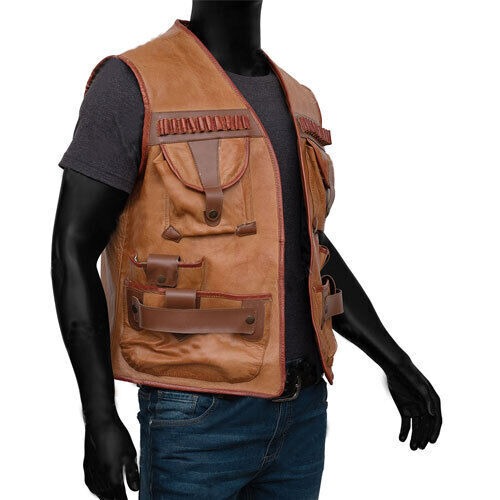 Paul Hogan Crocodile Dundee Leather Vest