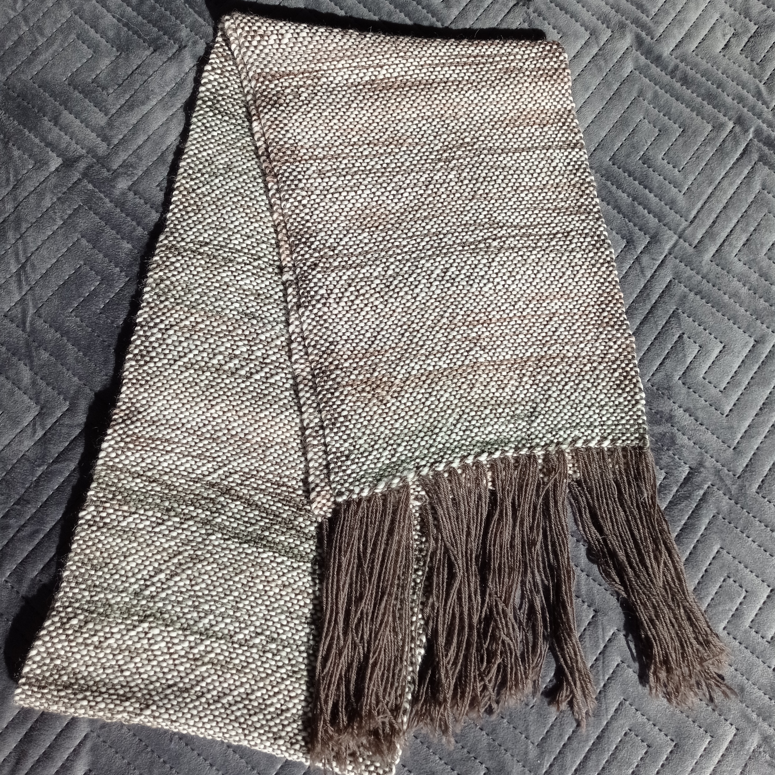 Echarpe tons naturels