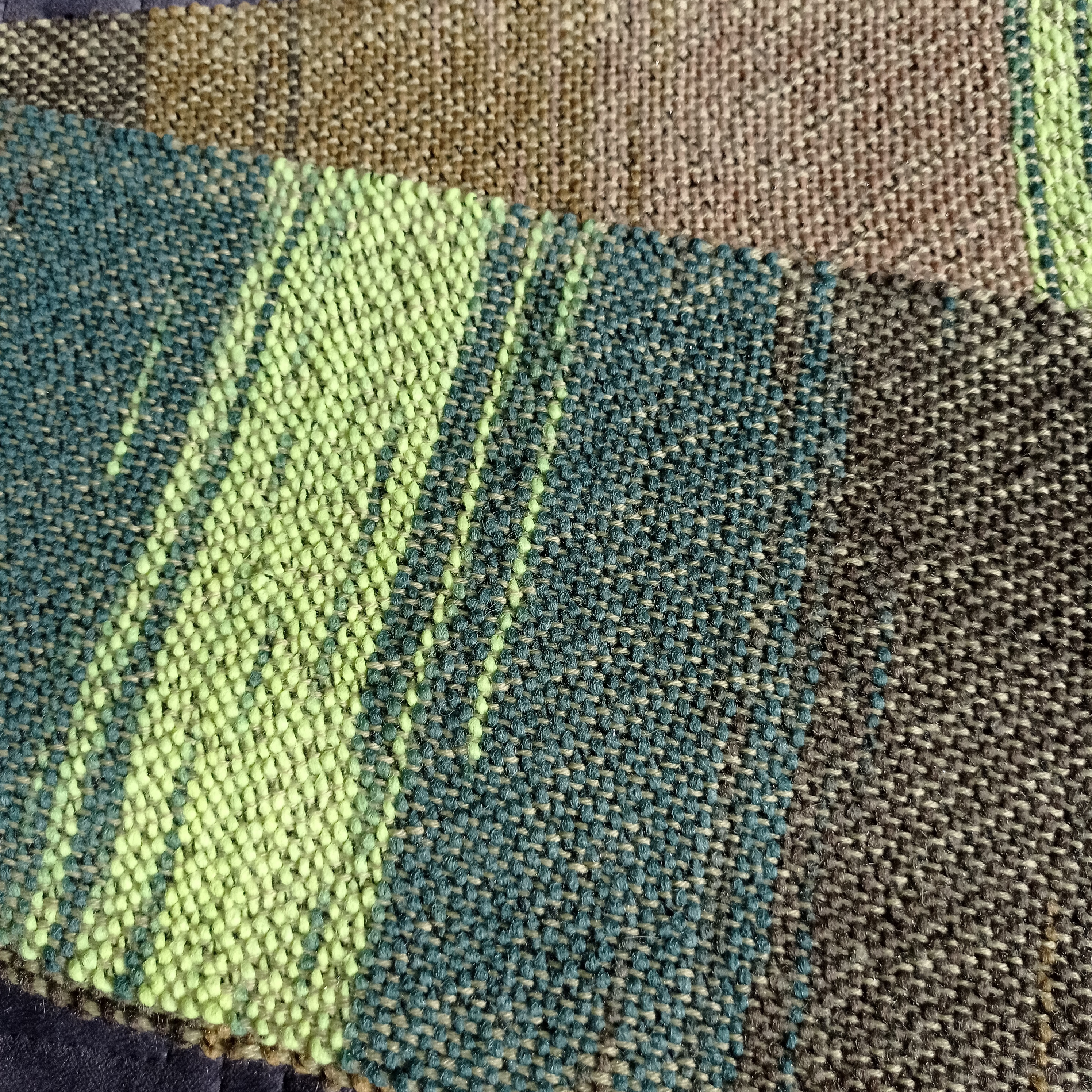 Echarpe vert dégradé