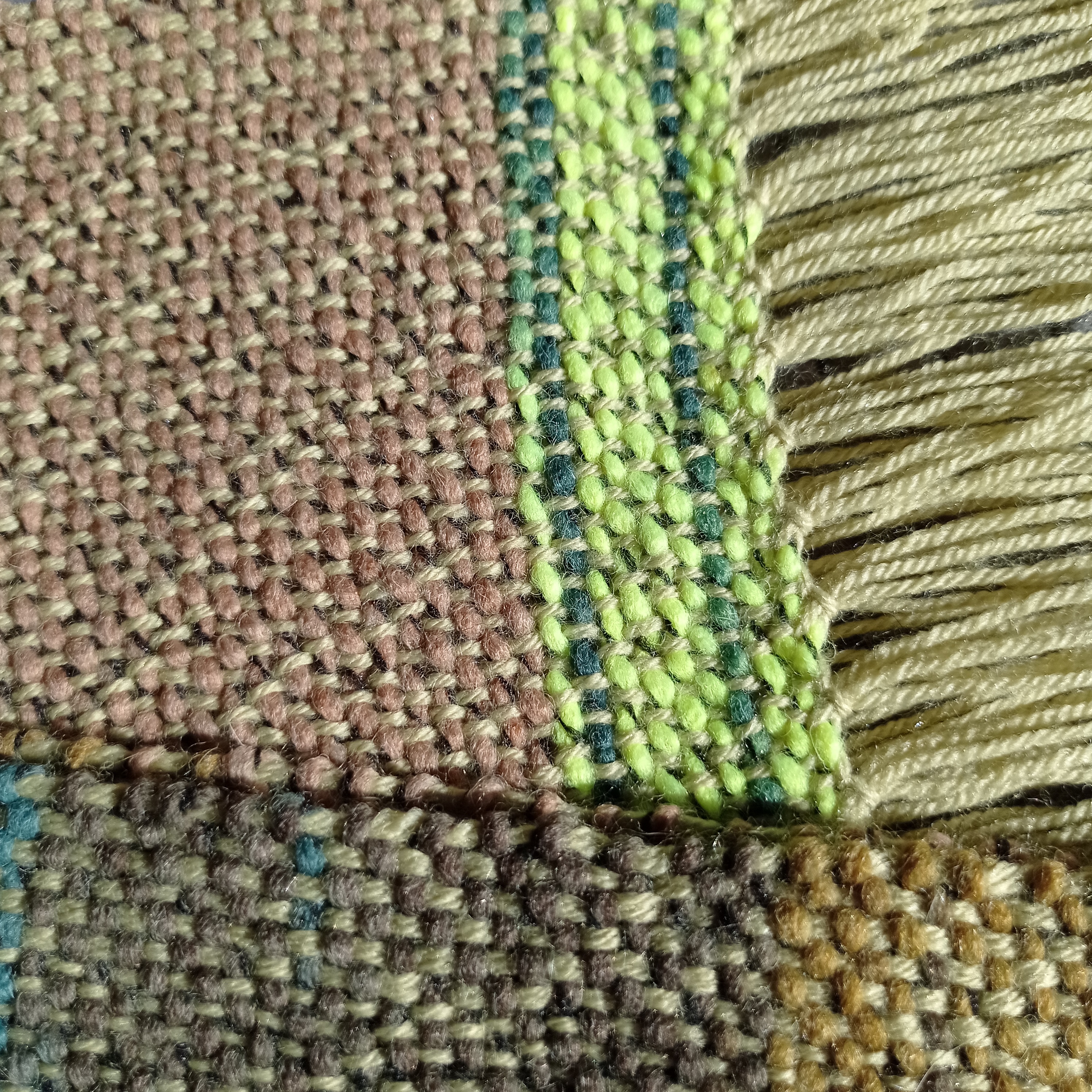 Echarpe vert dégradé