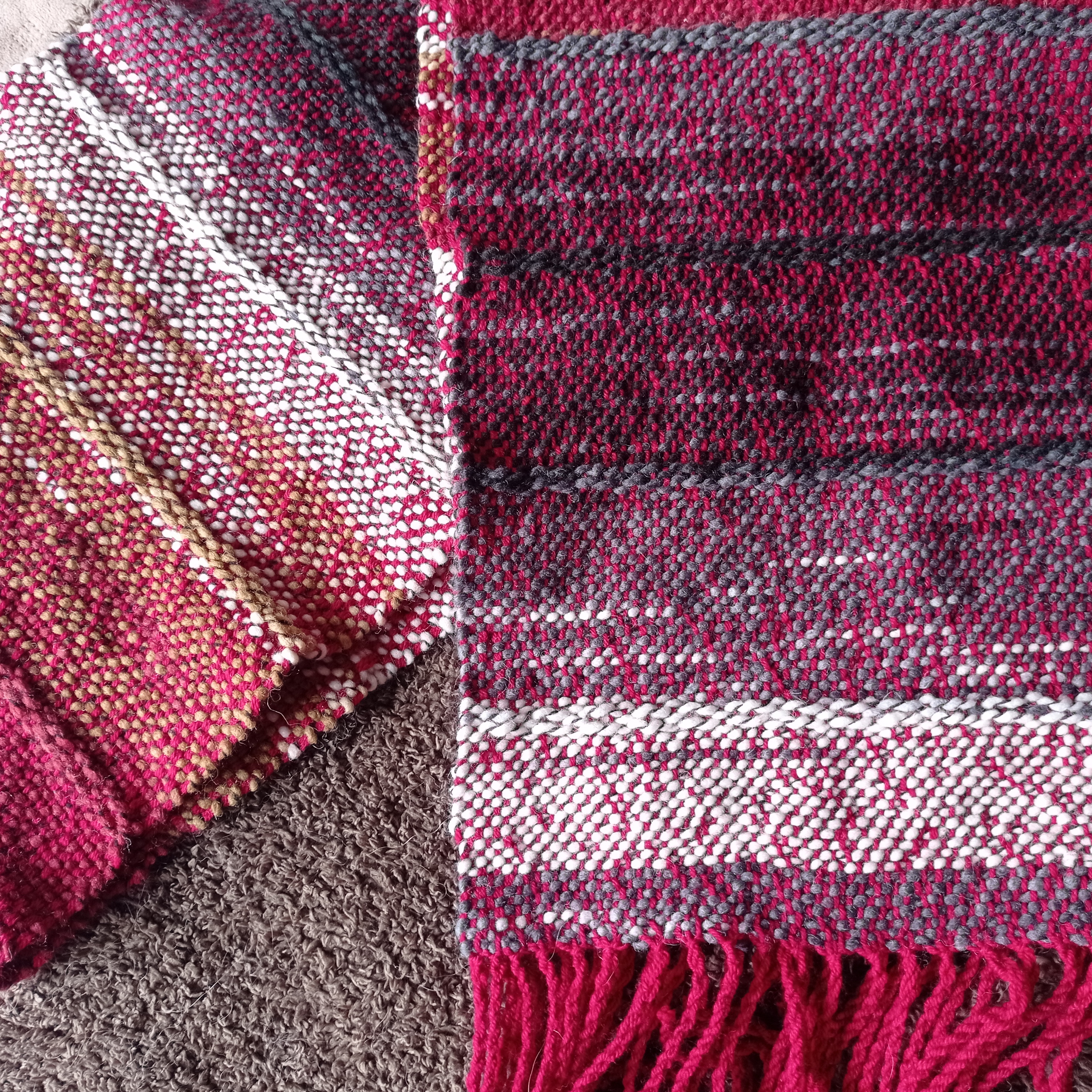 Echarpe tissée main