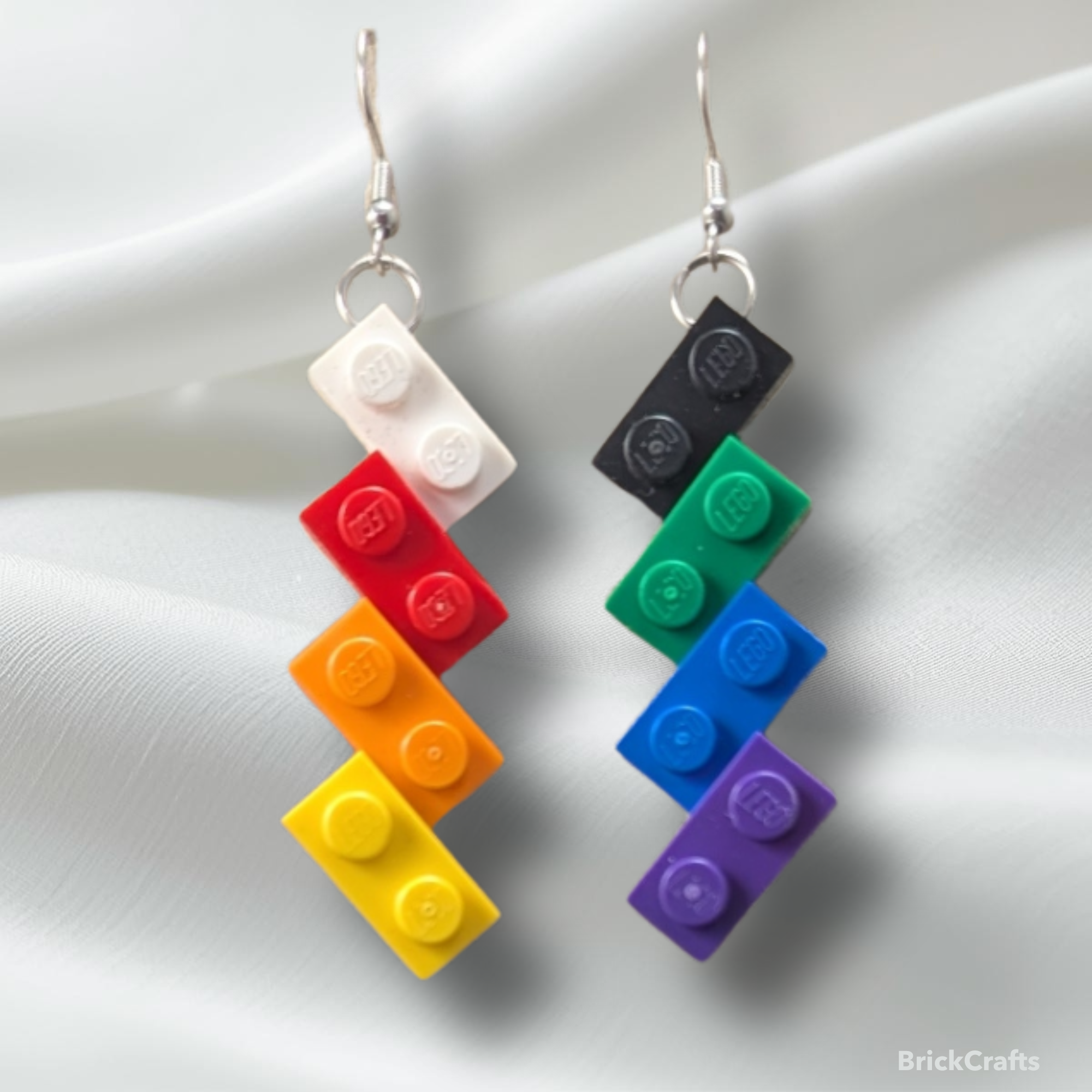 Quadruple ZigZag LEGO Earrings