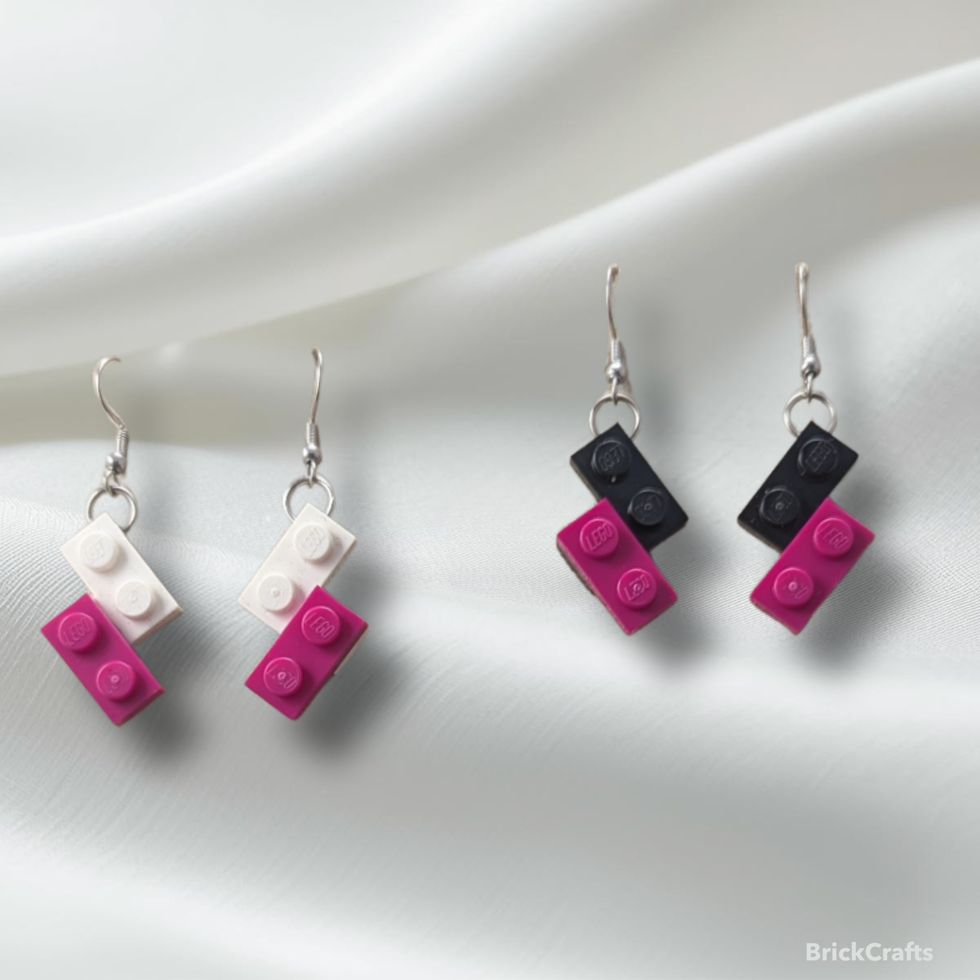 Double ZigZag LEGO Earrings 