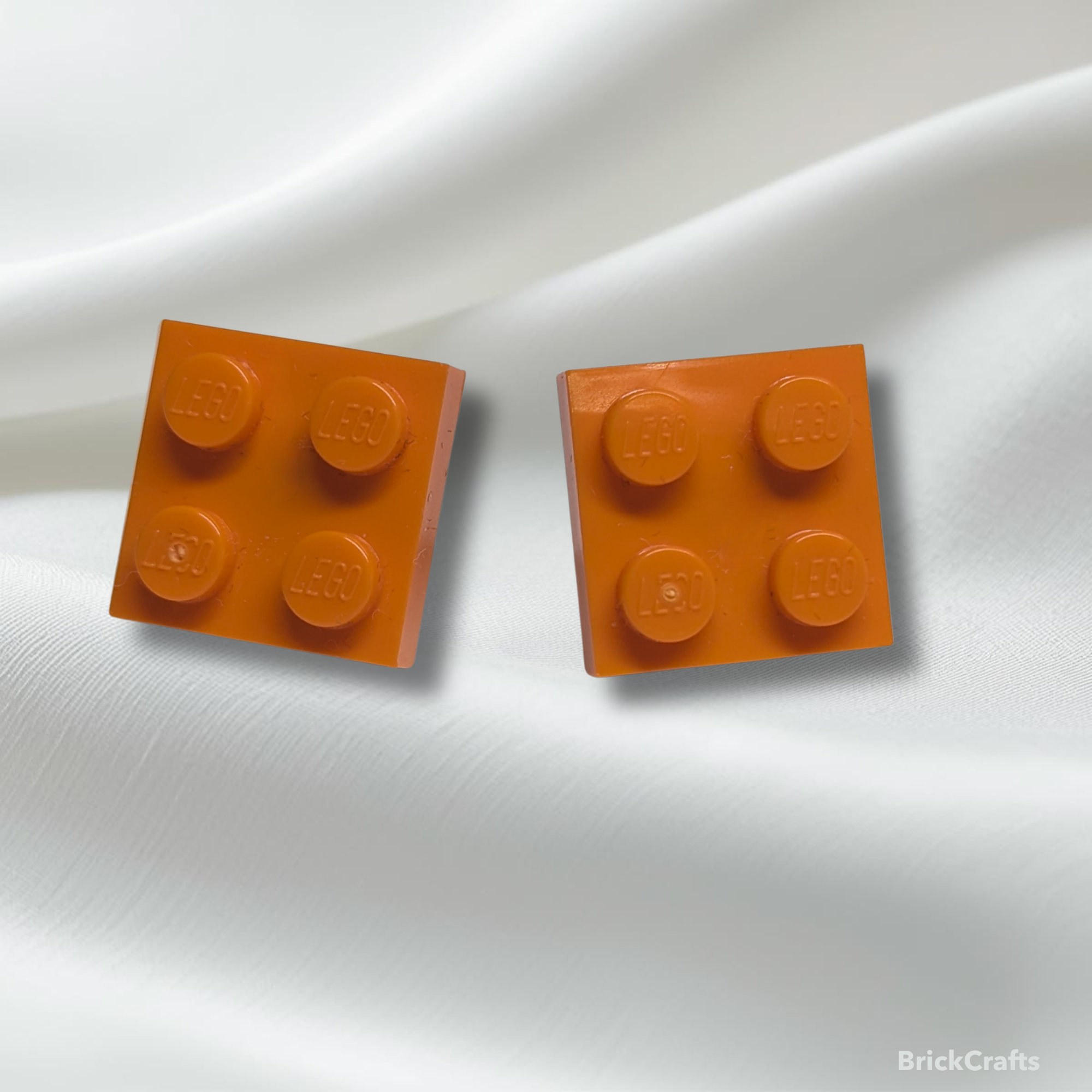 Colorful LEGO Stud Earrings