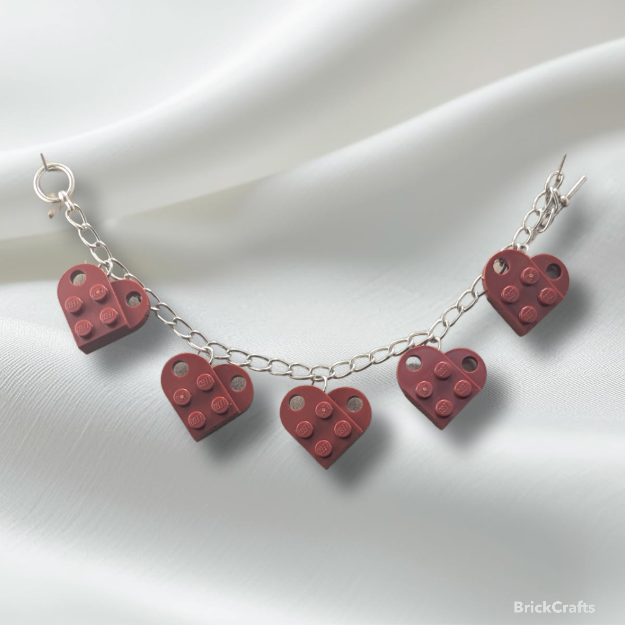 LEGO Heart Charm Bracelet 