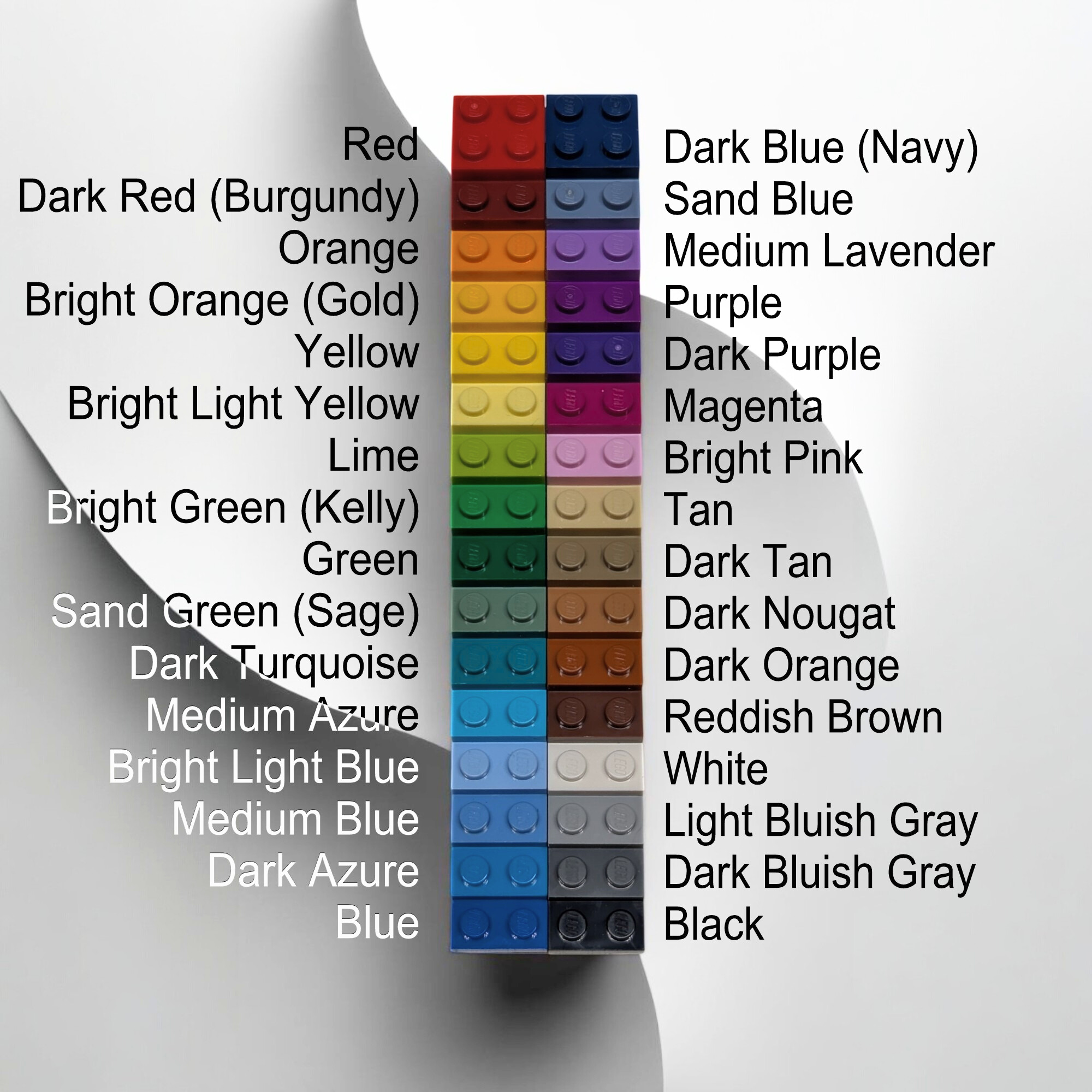 Double ZigZag LEGO Earrings 