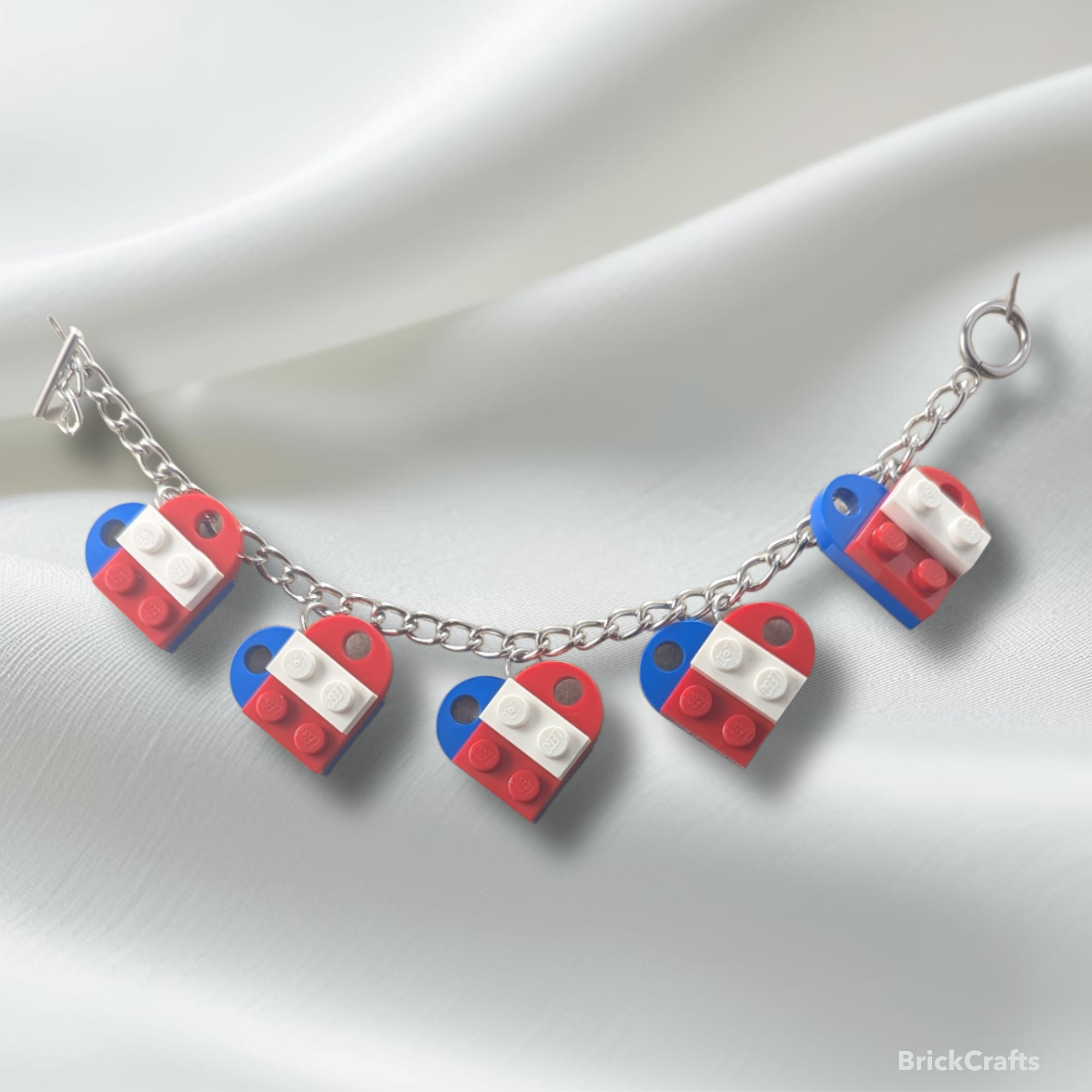 LEGO Heart Charm Bracelet 