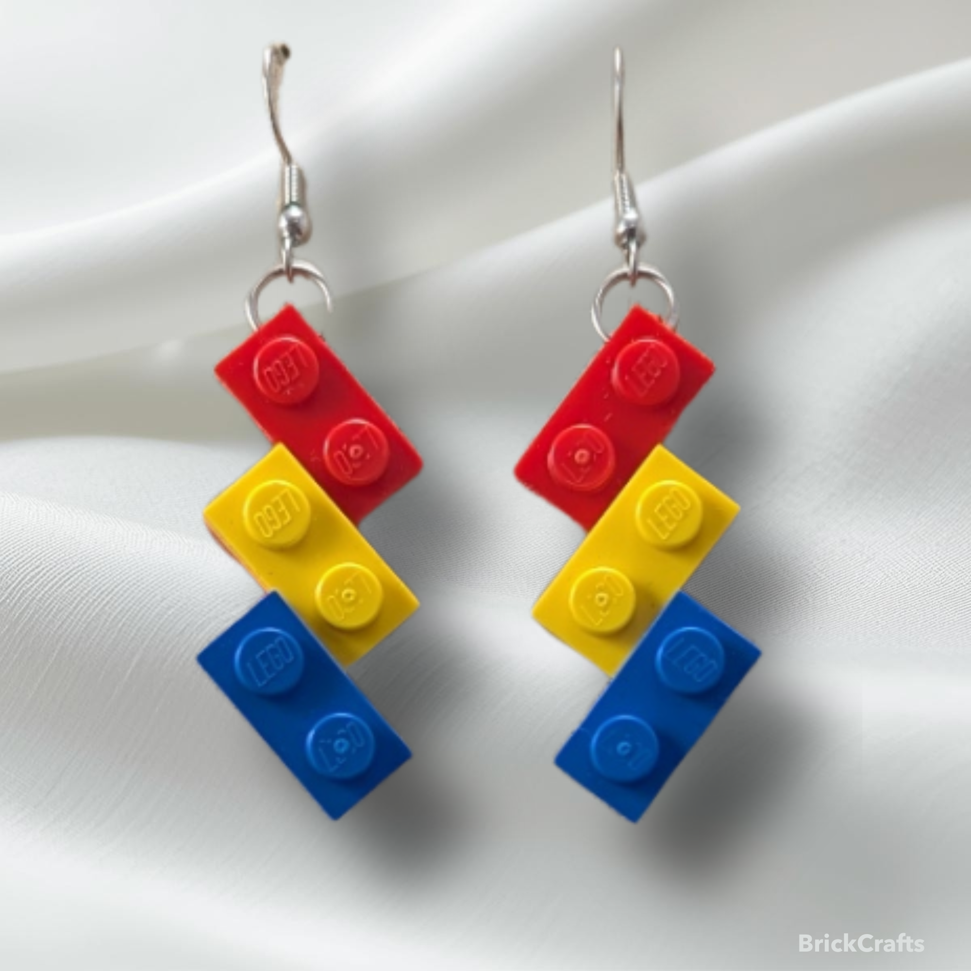 Triple ZigZag LEGO Earrings 