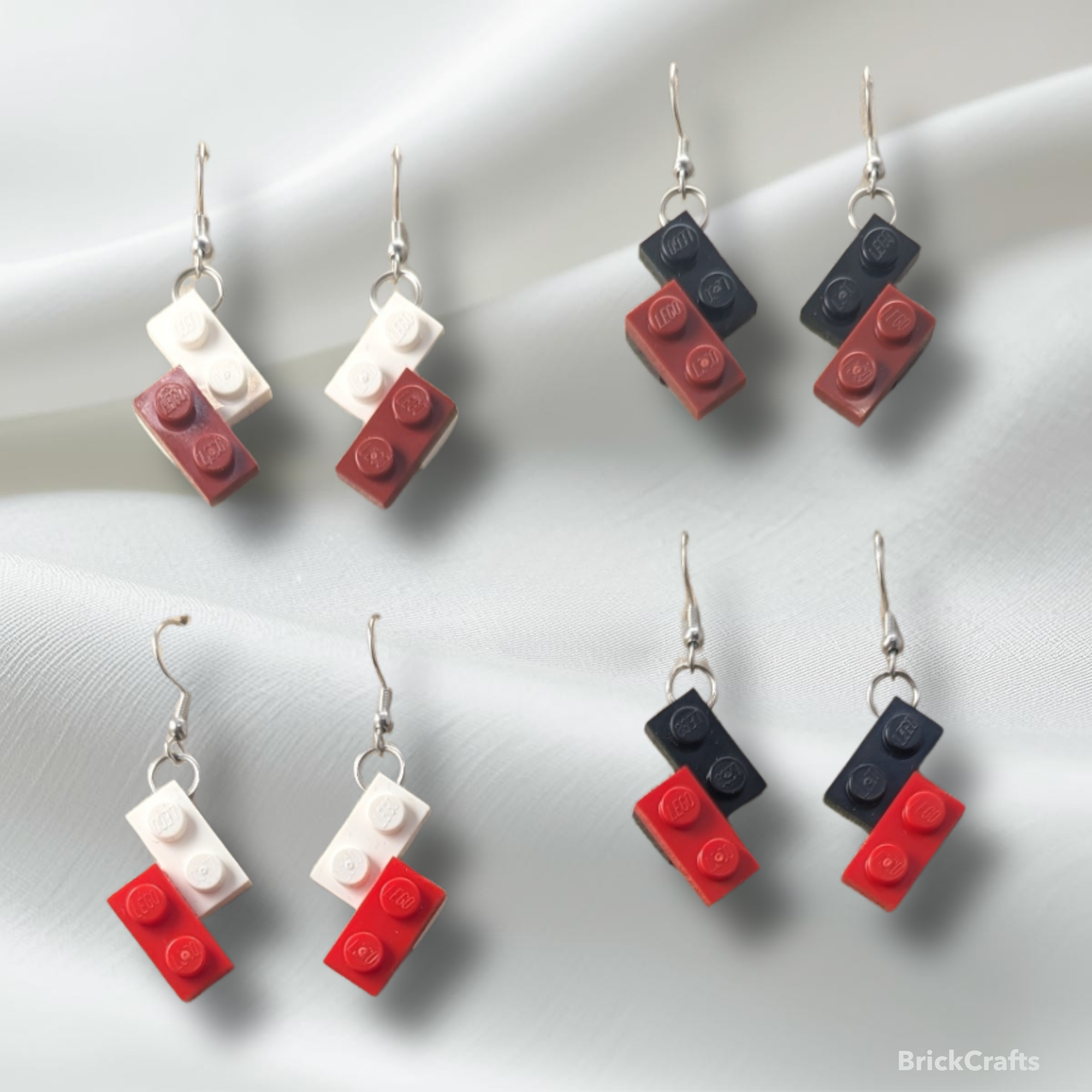 Double ZigZag LEGO Earrings 