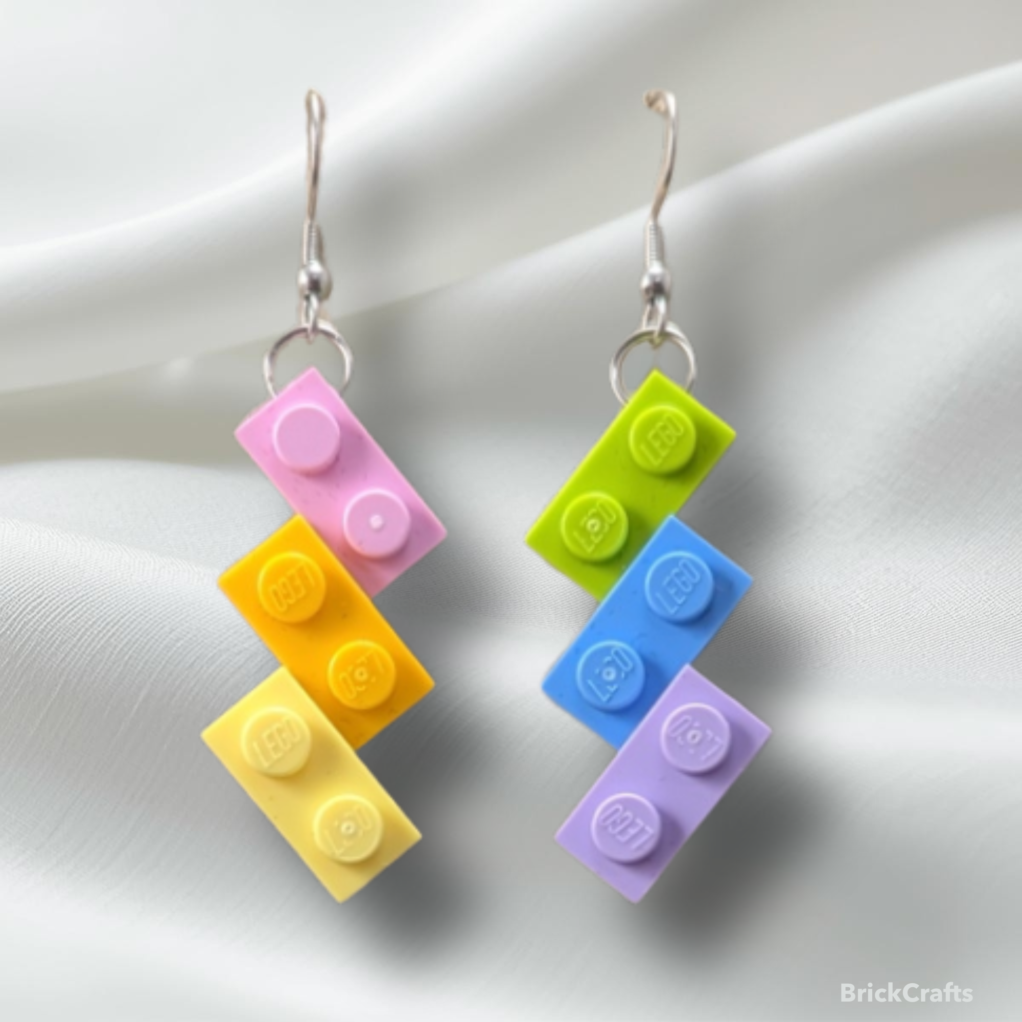 Triple ZigZag LEGO Earrings 