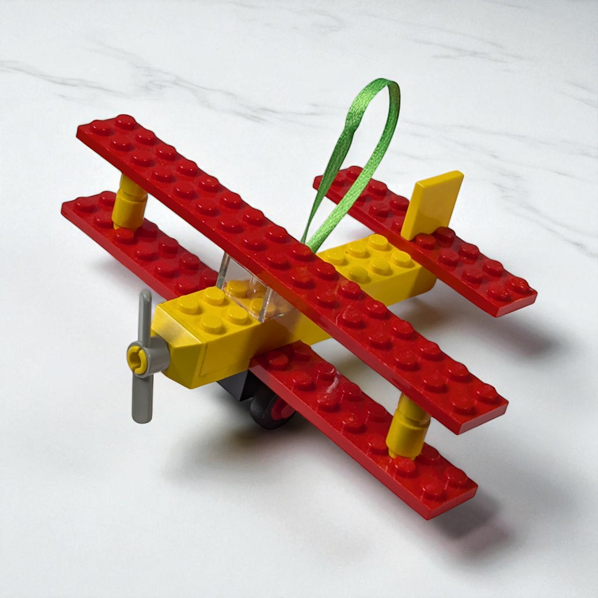 LEGO Biplane Build-Your-Own Ornament