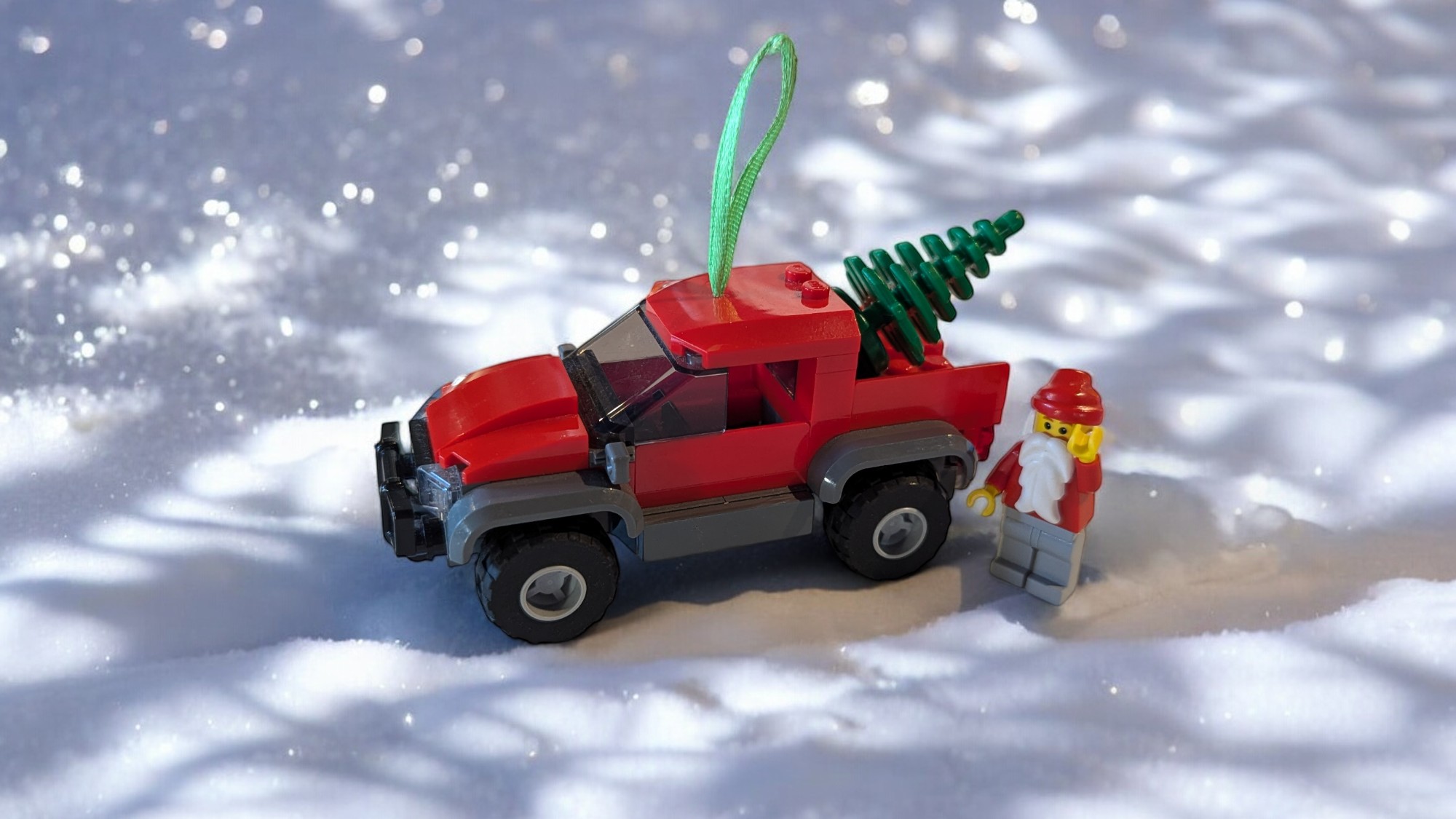 LEGO Christmas Delivery Truck Ornament