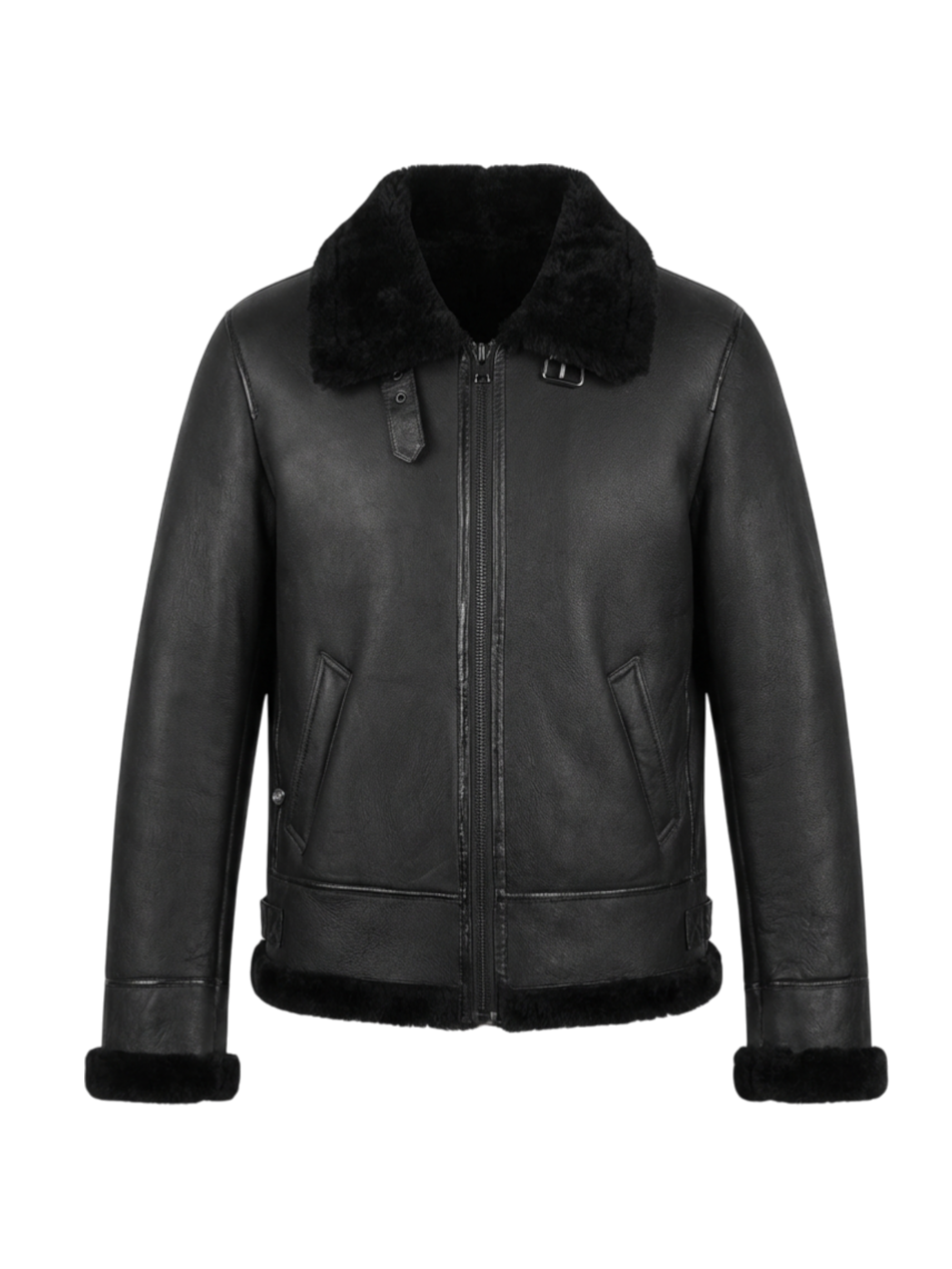 Montone Aviatore Nappato Black