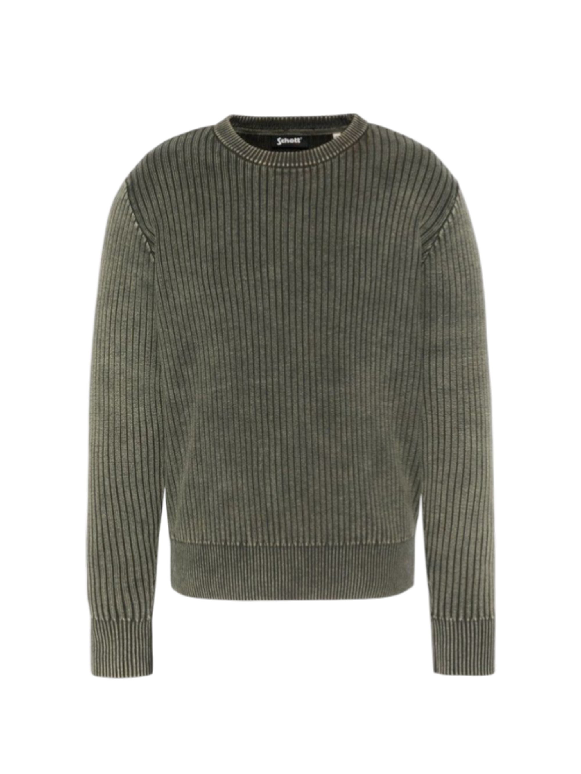 Maglione Girocollo Schott PLKARTER1 Green