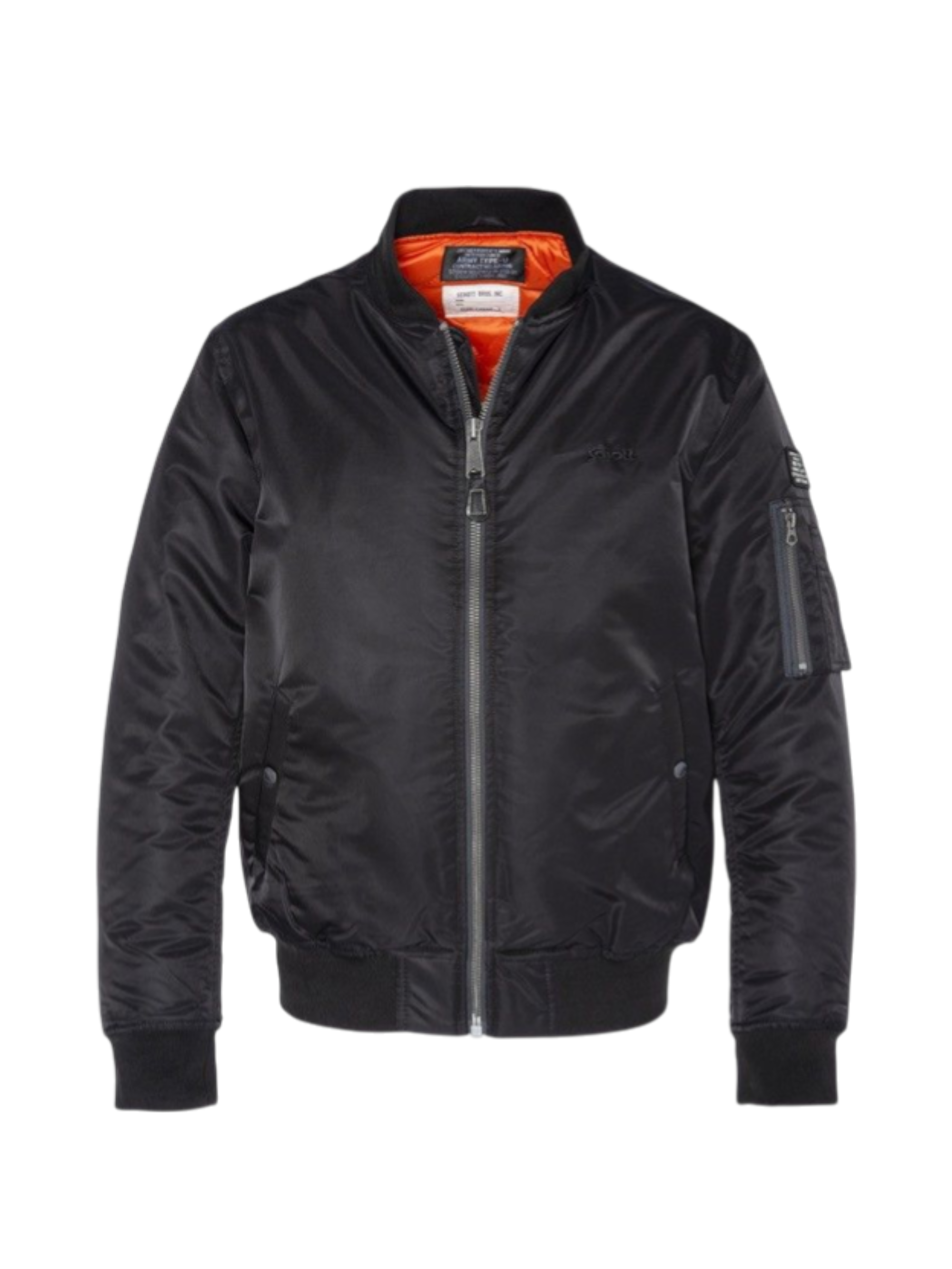 Bomber Jacket Schott AIRFORCERS Black