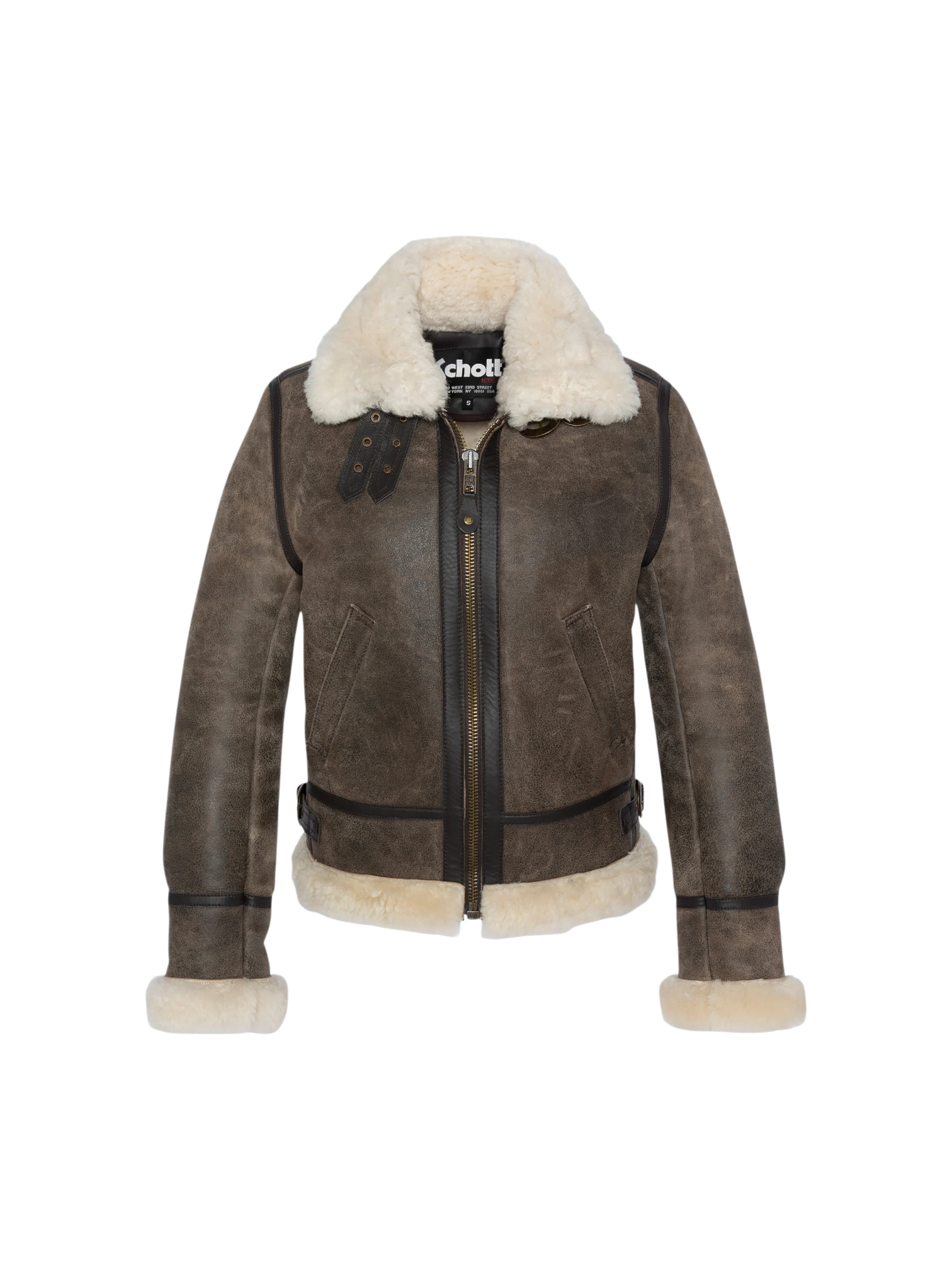 Montone Schott LCW1257 Brown