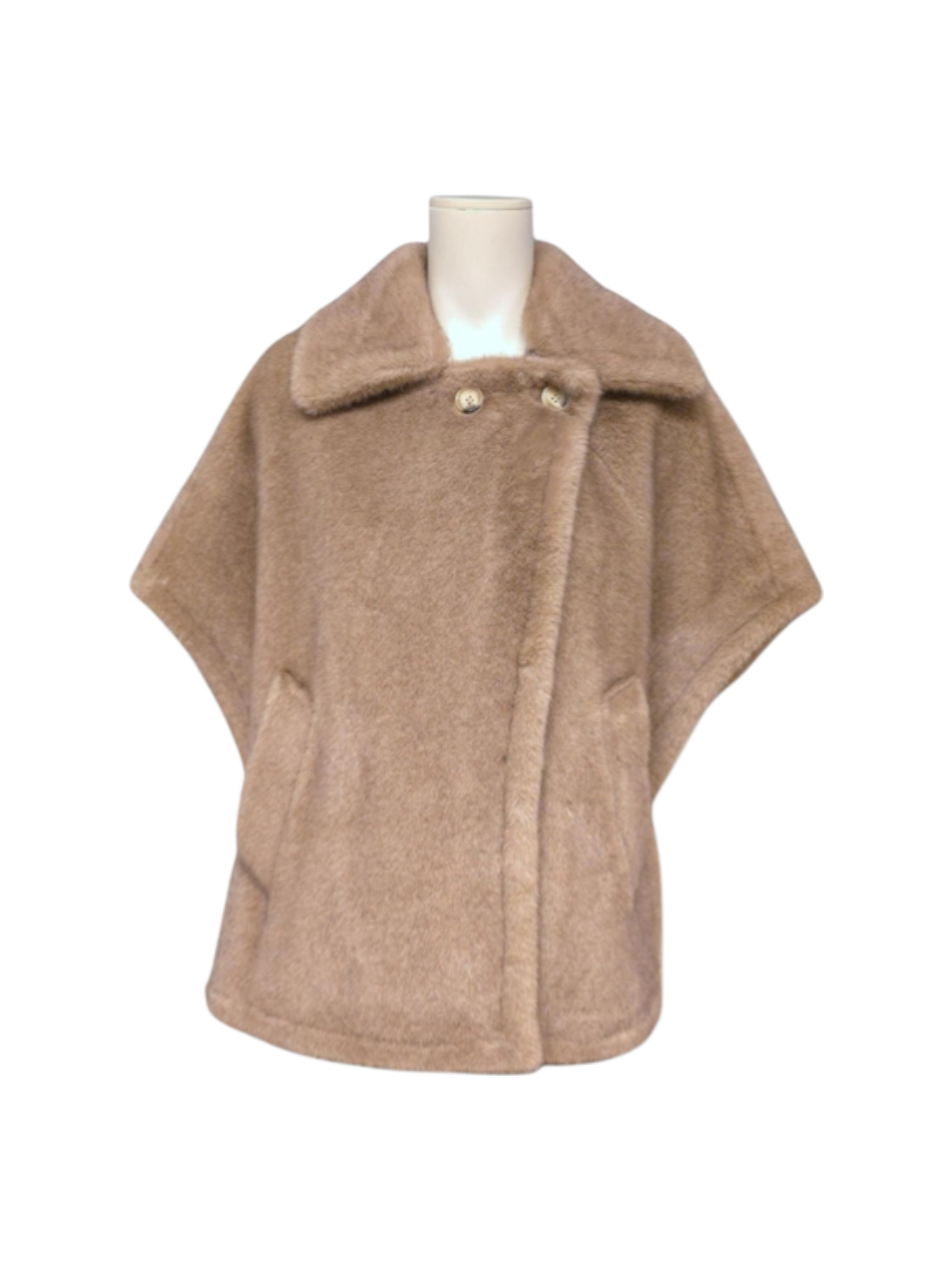 Poncho in Ecopelliccia