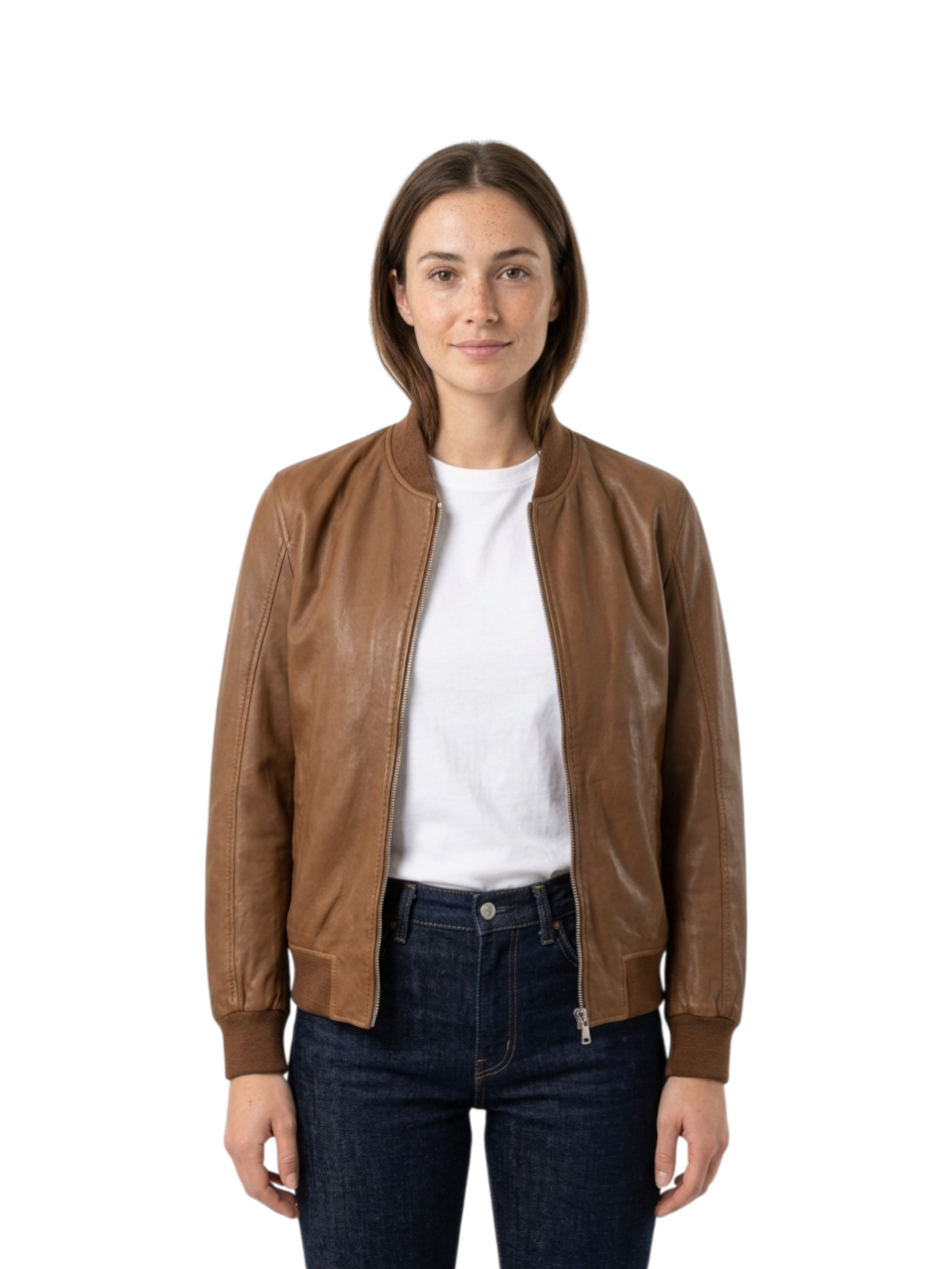 Bomber in Pelle Testa di Moro