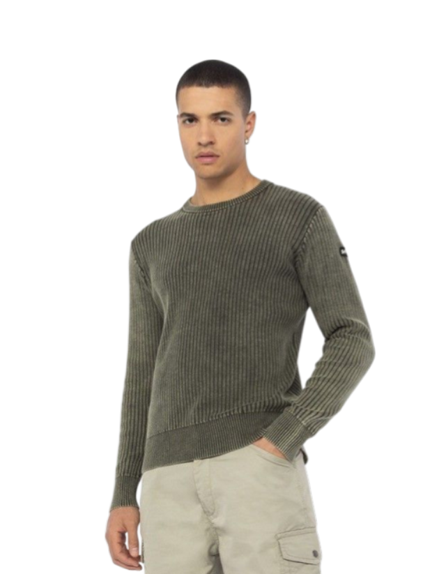 Maglione Girocollo Schott PLKARTER1 Green