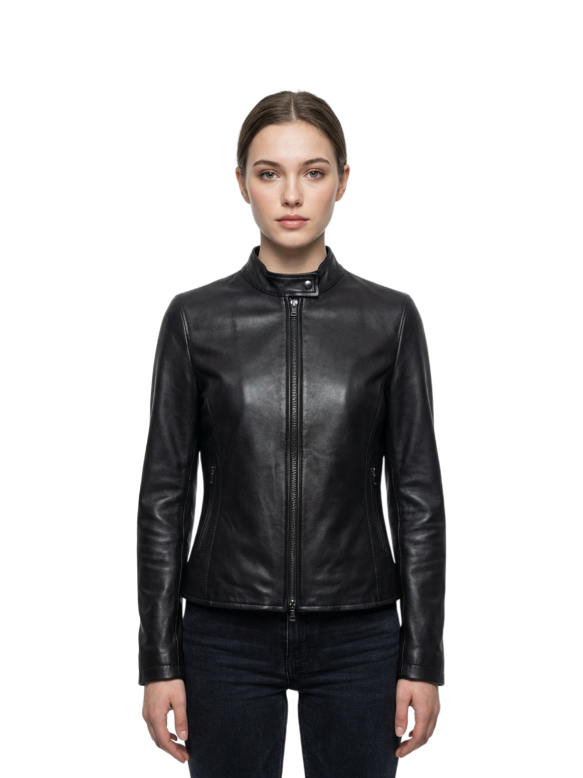 Giubbino in Nappa Nera mod Maria