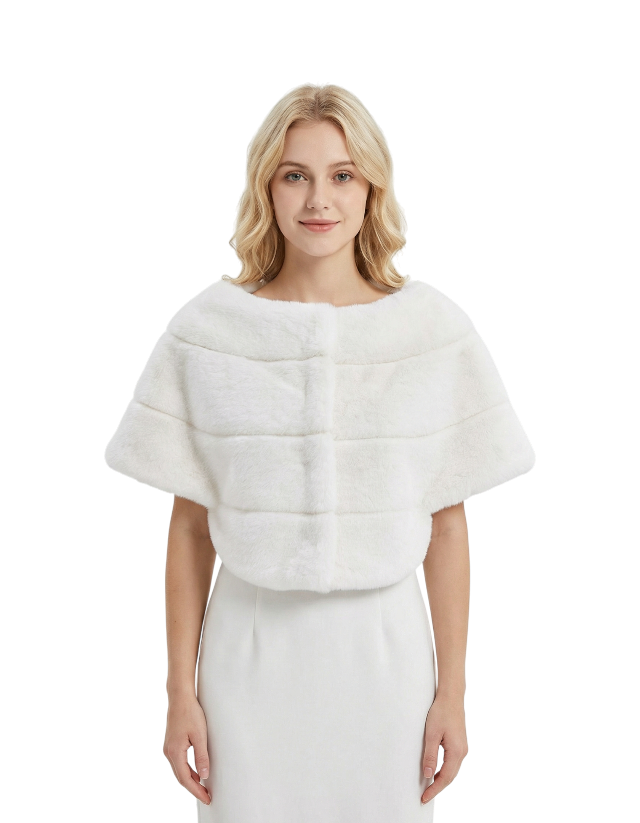 Cappa in Ecopelliccia White