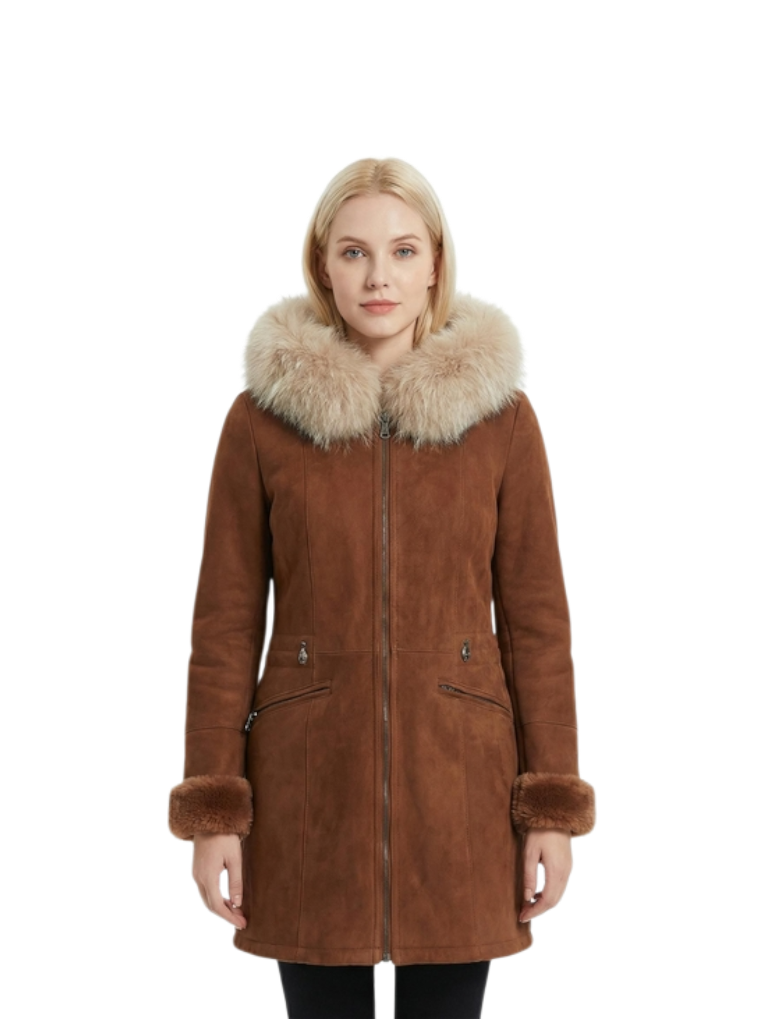 Montone Parka Rosso Tortora