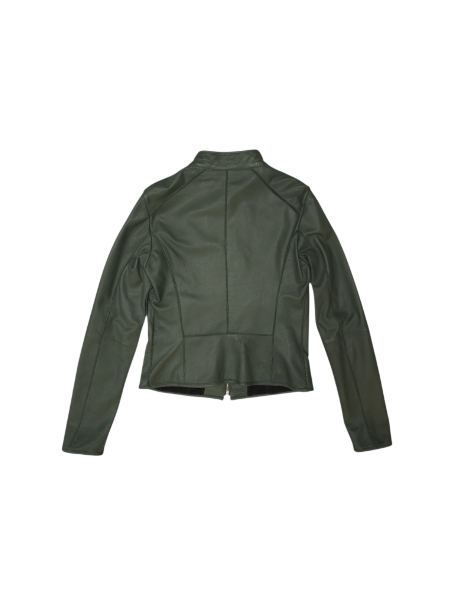 Giubbino in Pelle Elasticizzato Foresta