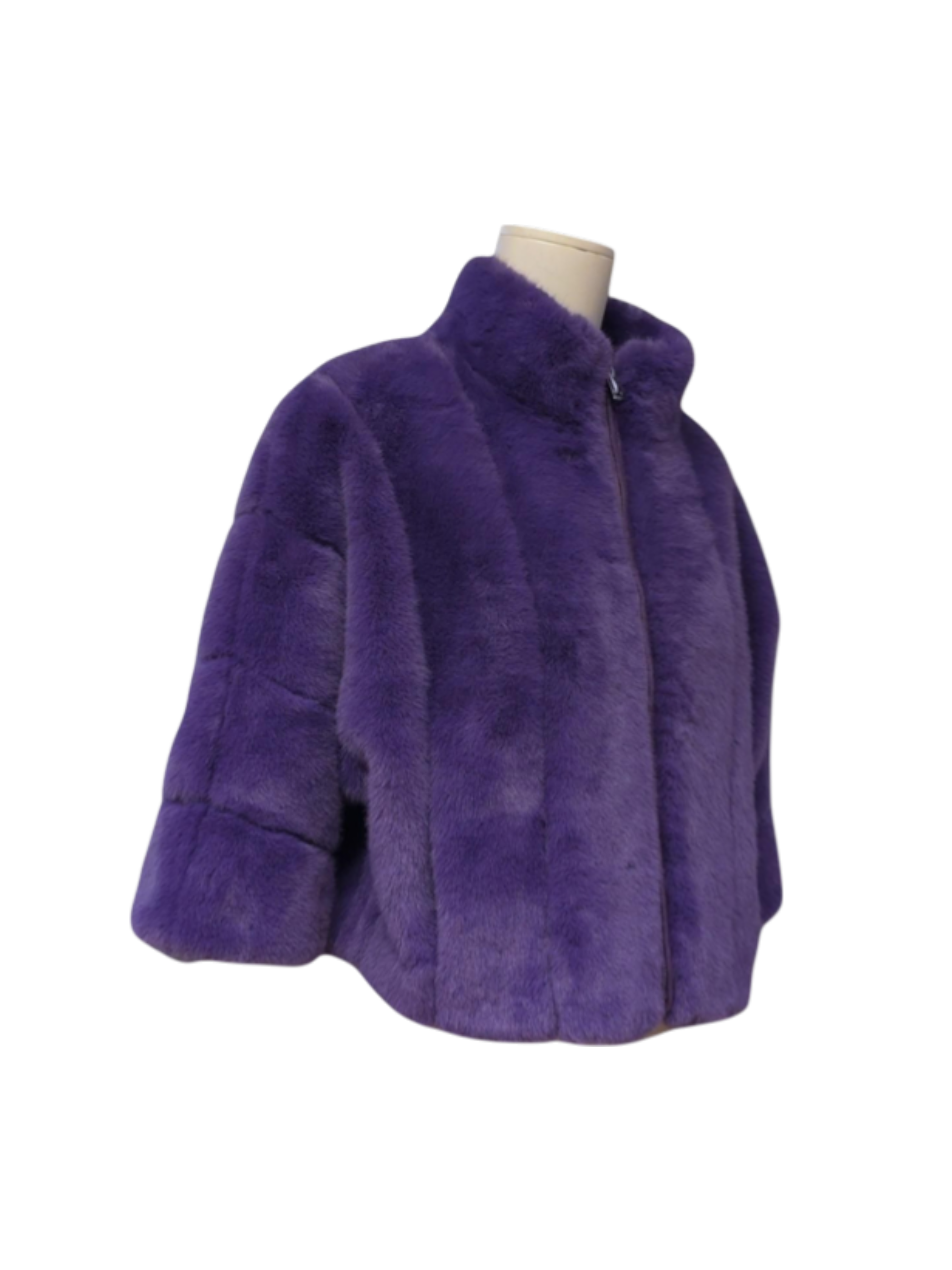 Giubbino in Ecopelliccia Purple
