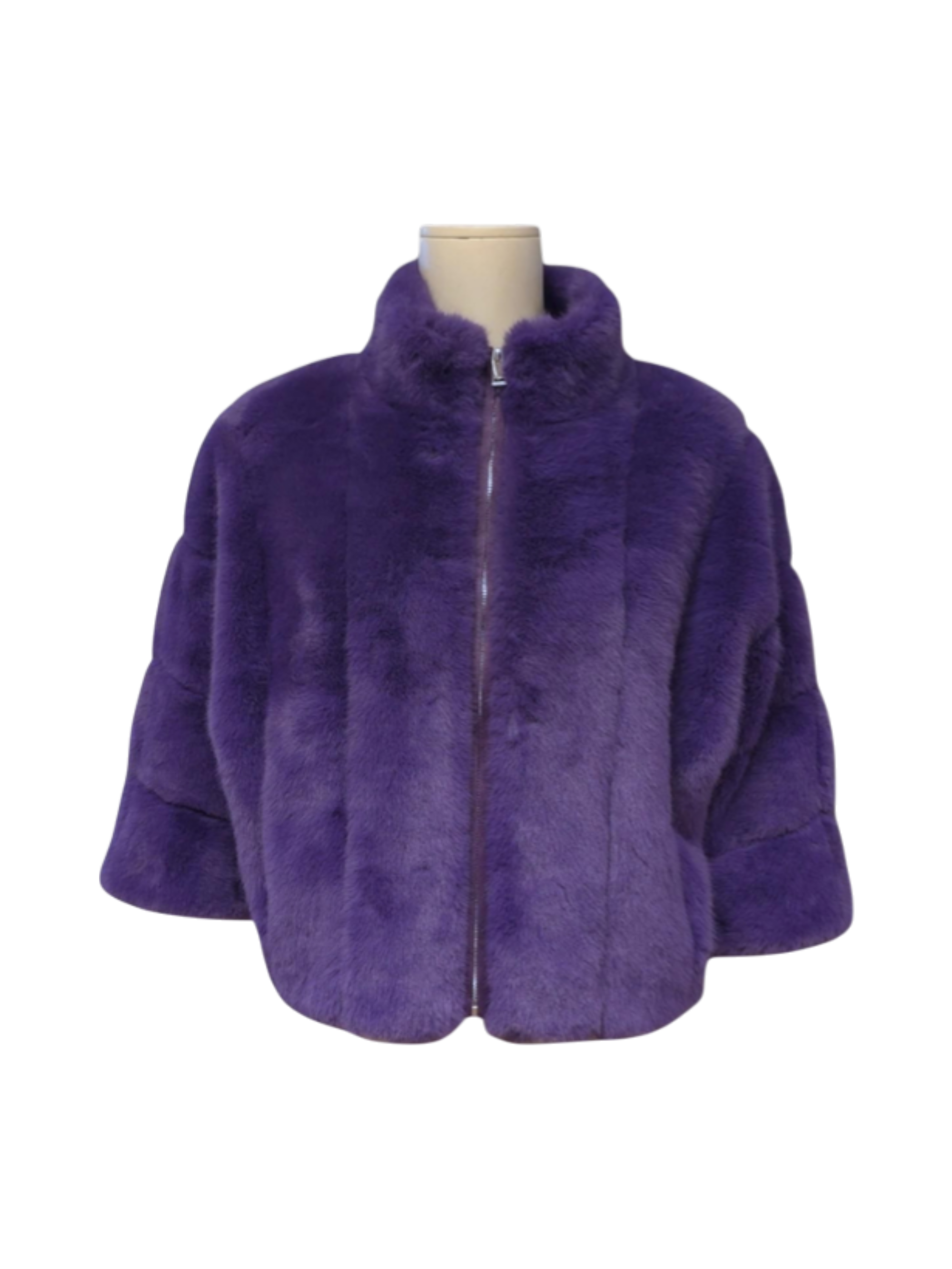 Giubbino in Ecopelliccia Purple
