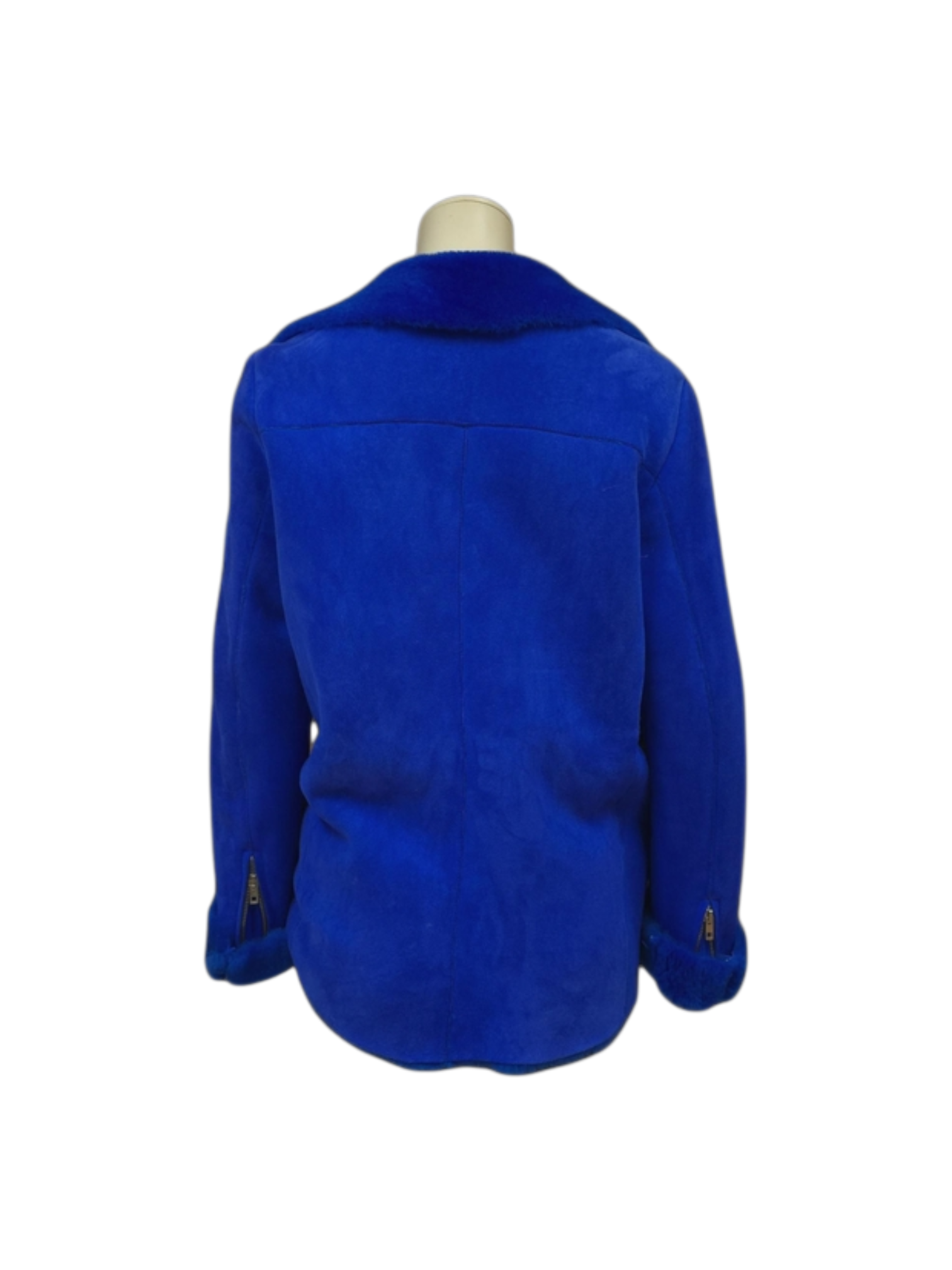 Chiodo in Montone Electric Blu