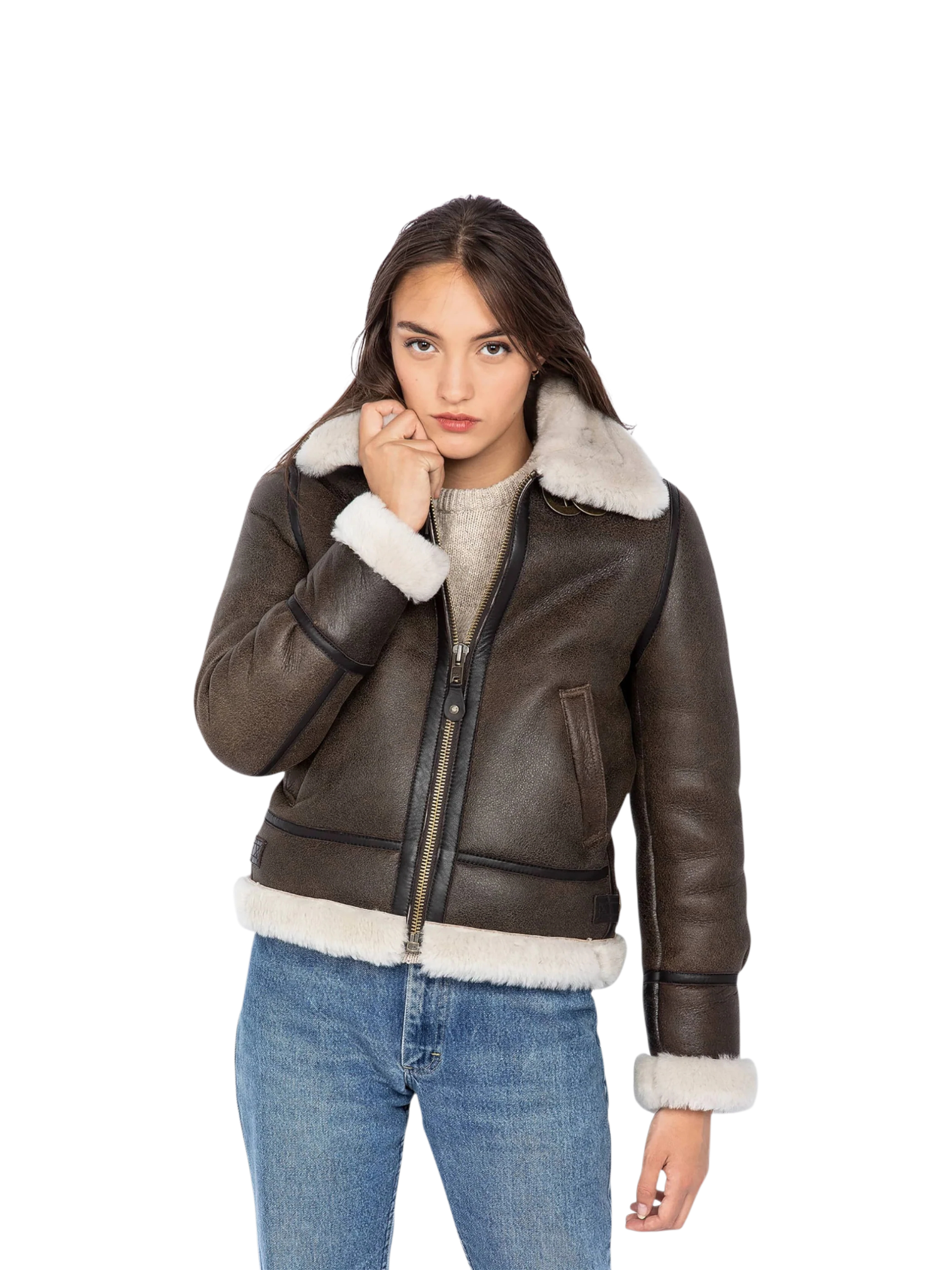 Montone Schott LCW1257 Brown