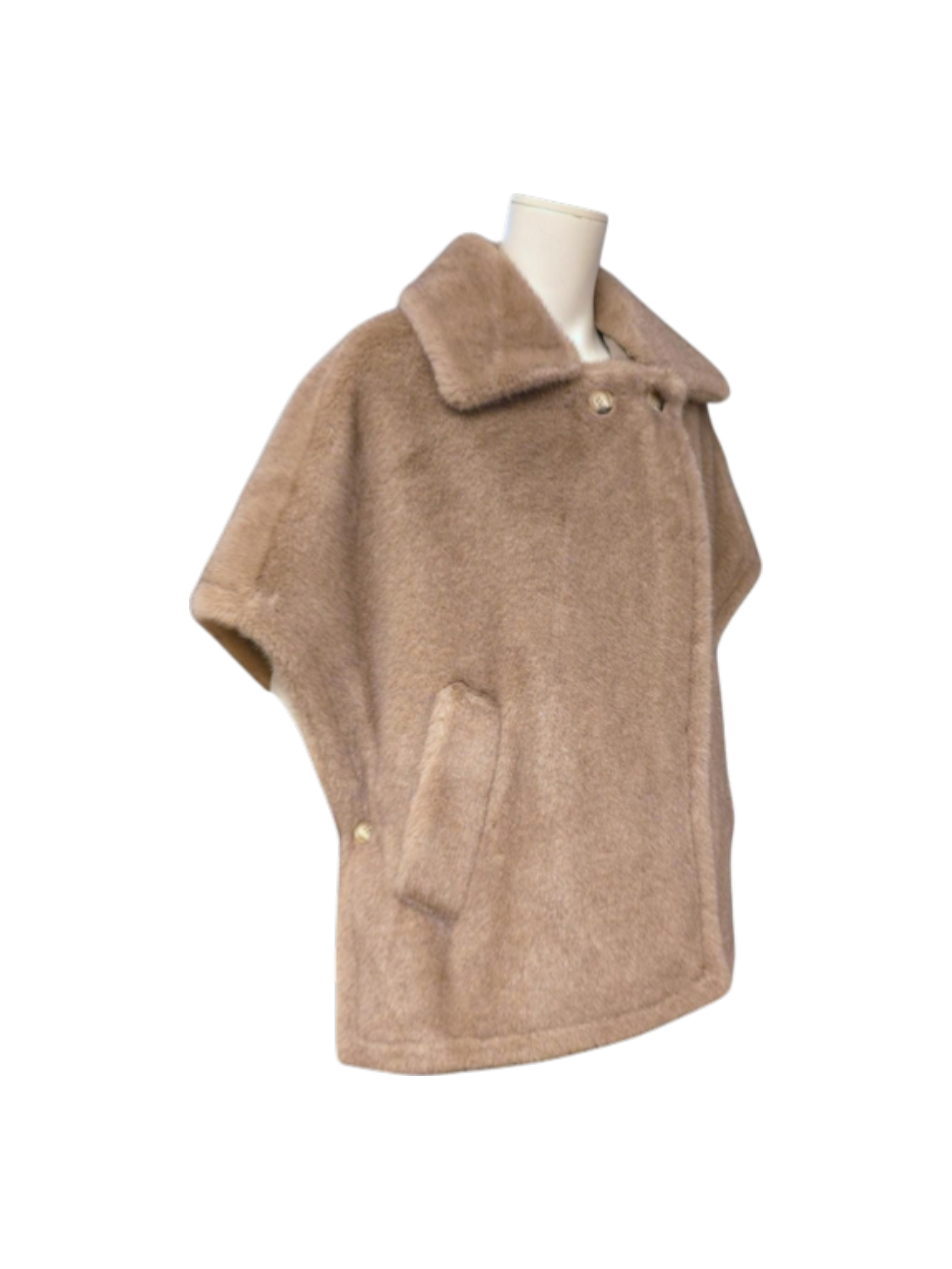 Poncho in Ecopelliccia