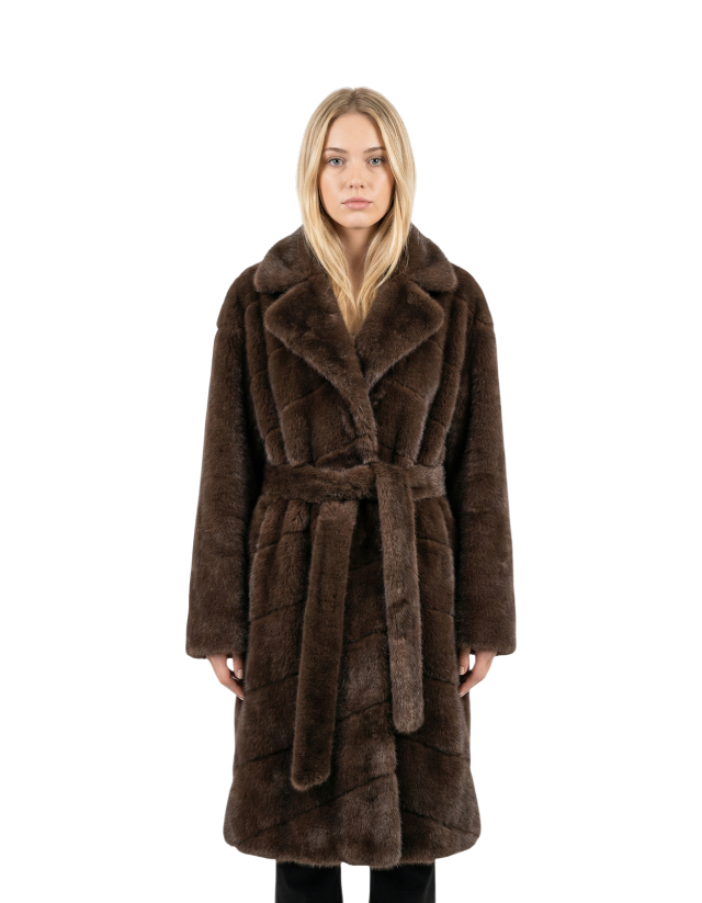 Cappotto Ecovisone Brown