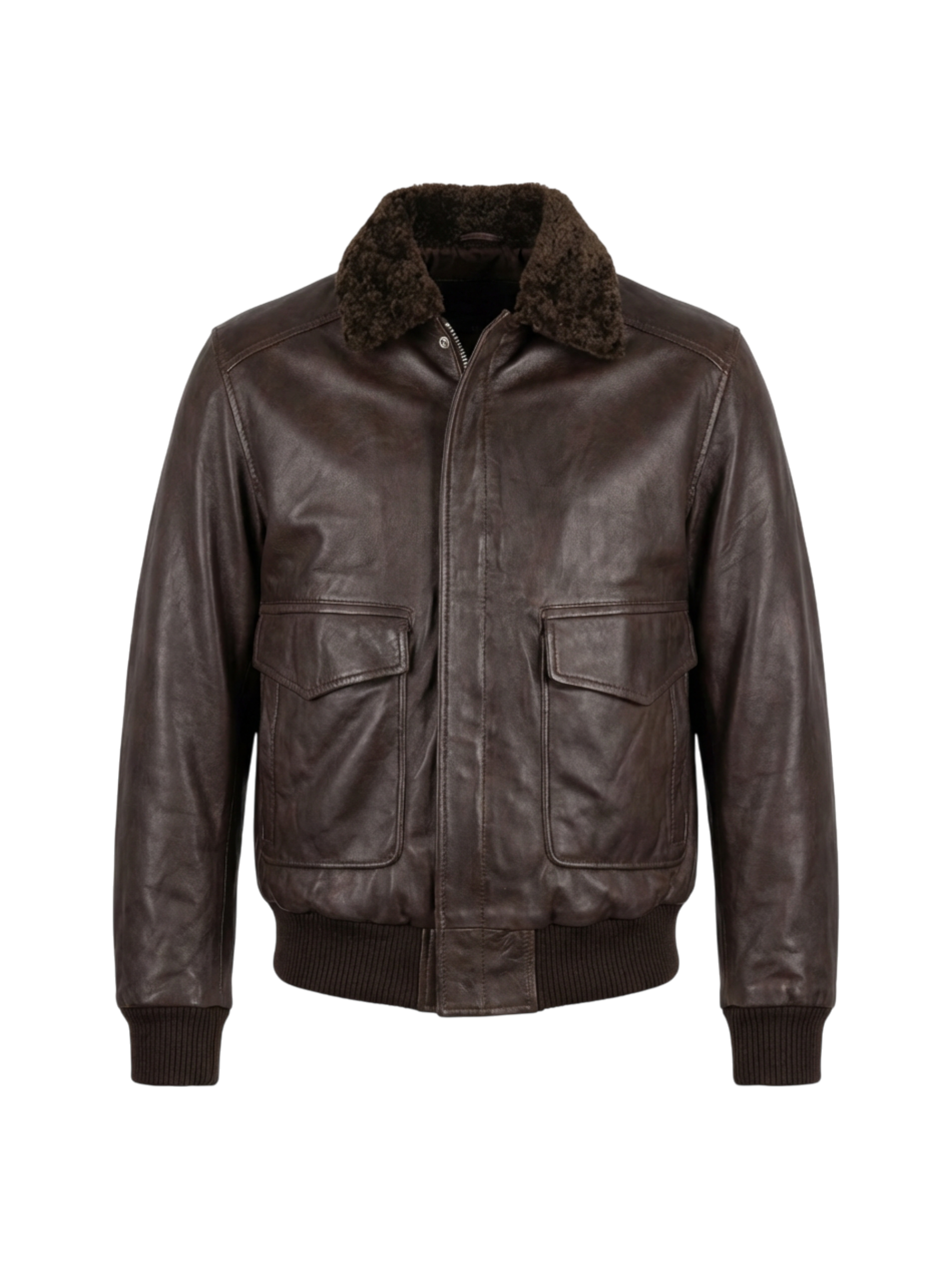 Giubbino Aviatore in Pelle Imbottita