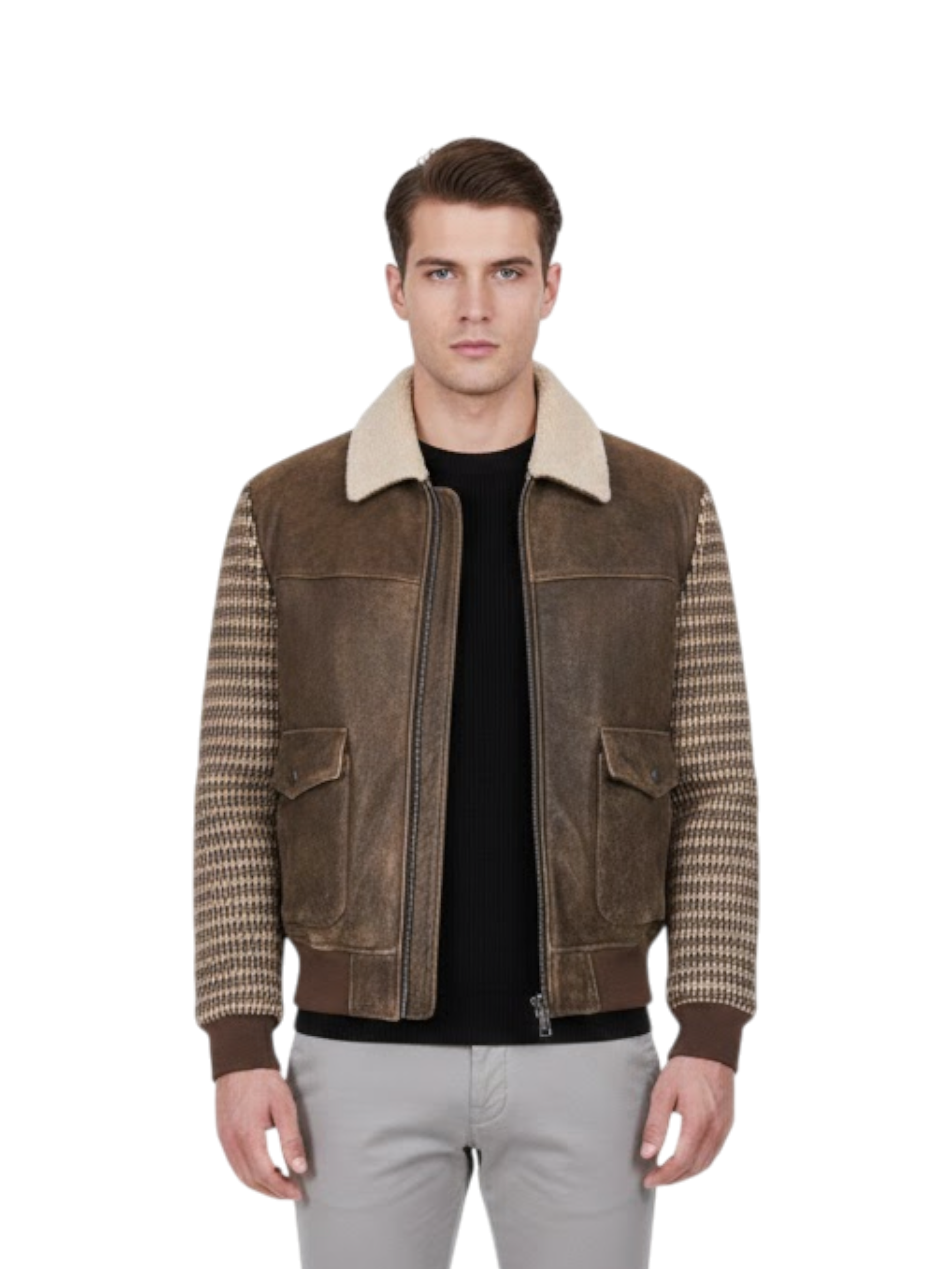 Montone tabacco Aviatore