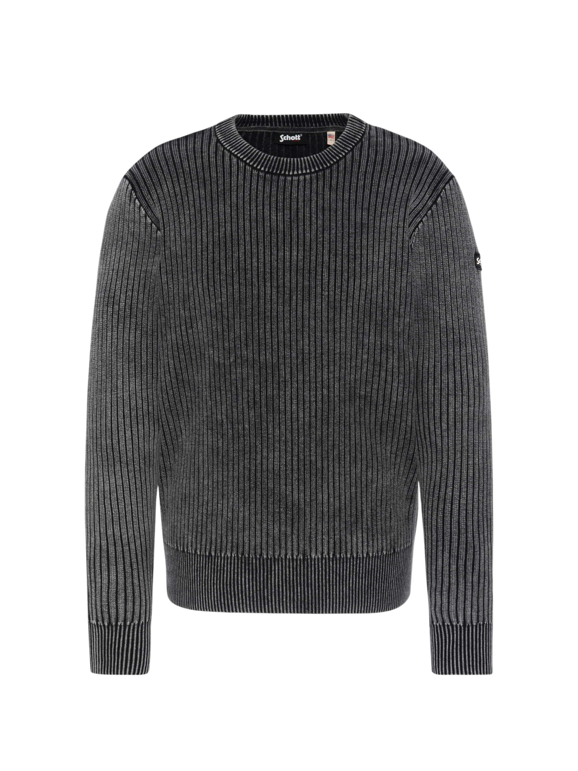 Maglione Girocollo Schott PLKARTER1 Grey