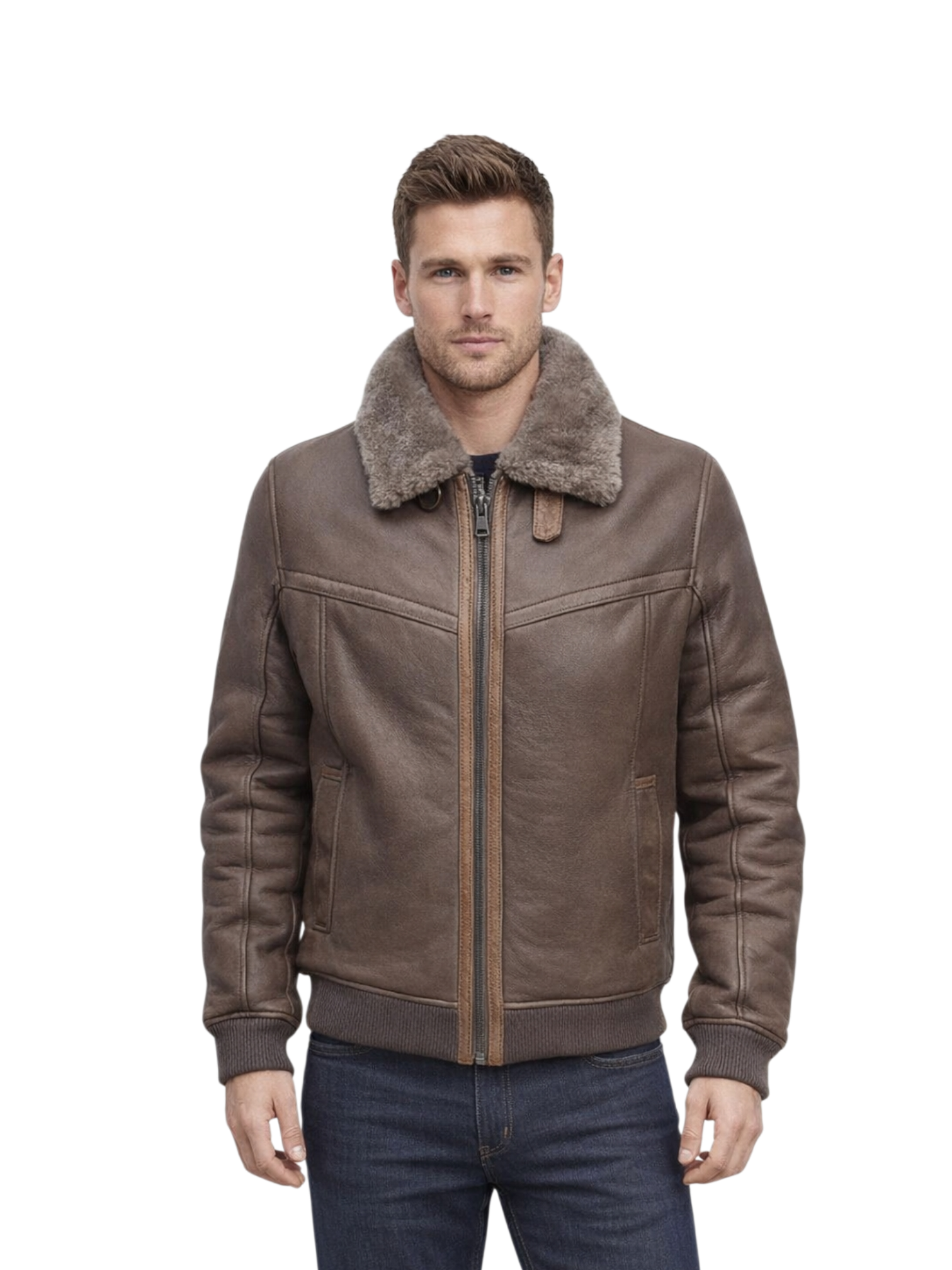 Montone Aviatore Tabacco