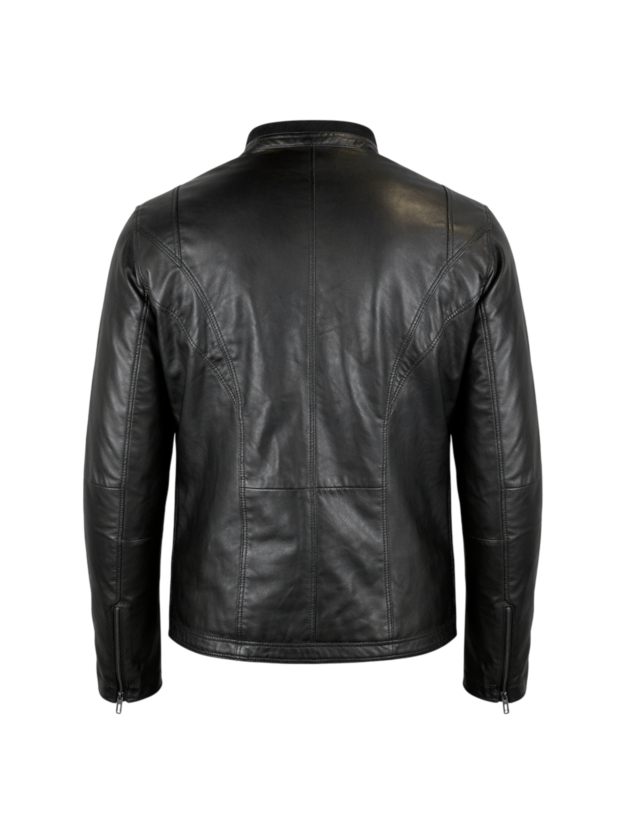 Giubbino Biker Nero imbottito