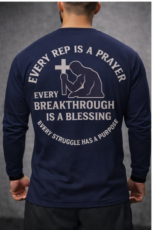 Faith-Inspired Fitness Long Sleeve Shirt
