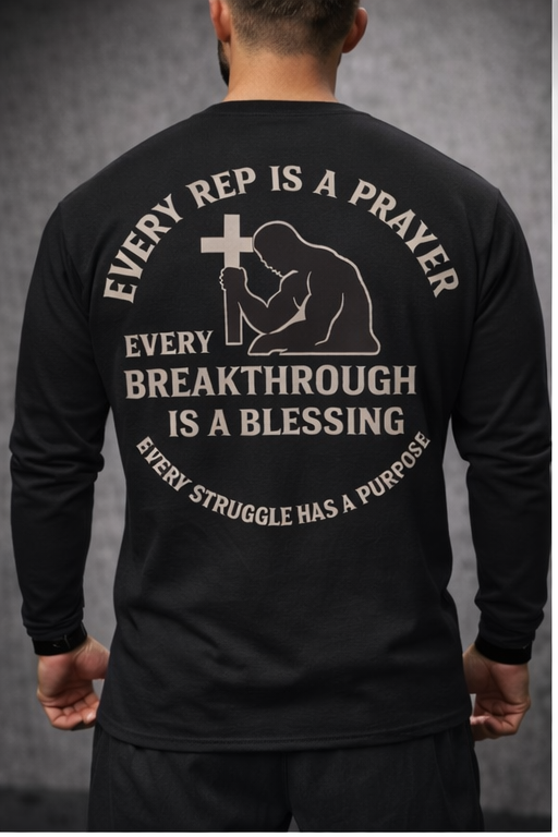 Faith-Inspired Fitness Long Sleeve Shirt